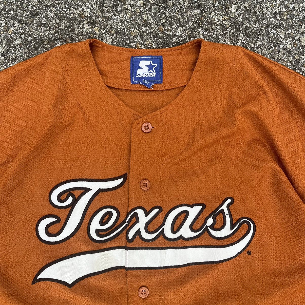 Starter Vintage Starter Texas Longhorns Baseball Jersey Size US L / EU 52-54 / 3 - 3 Thumbnail