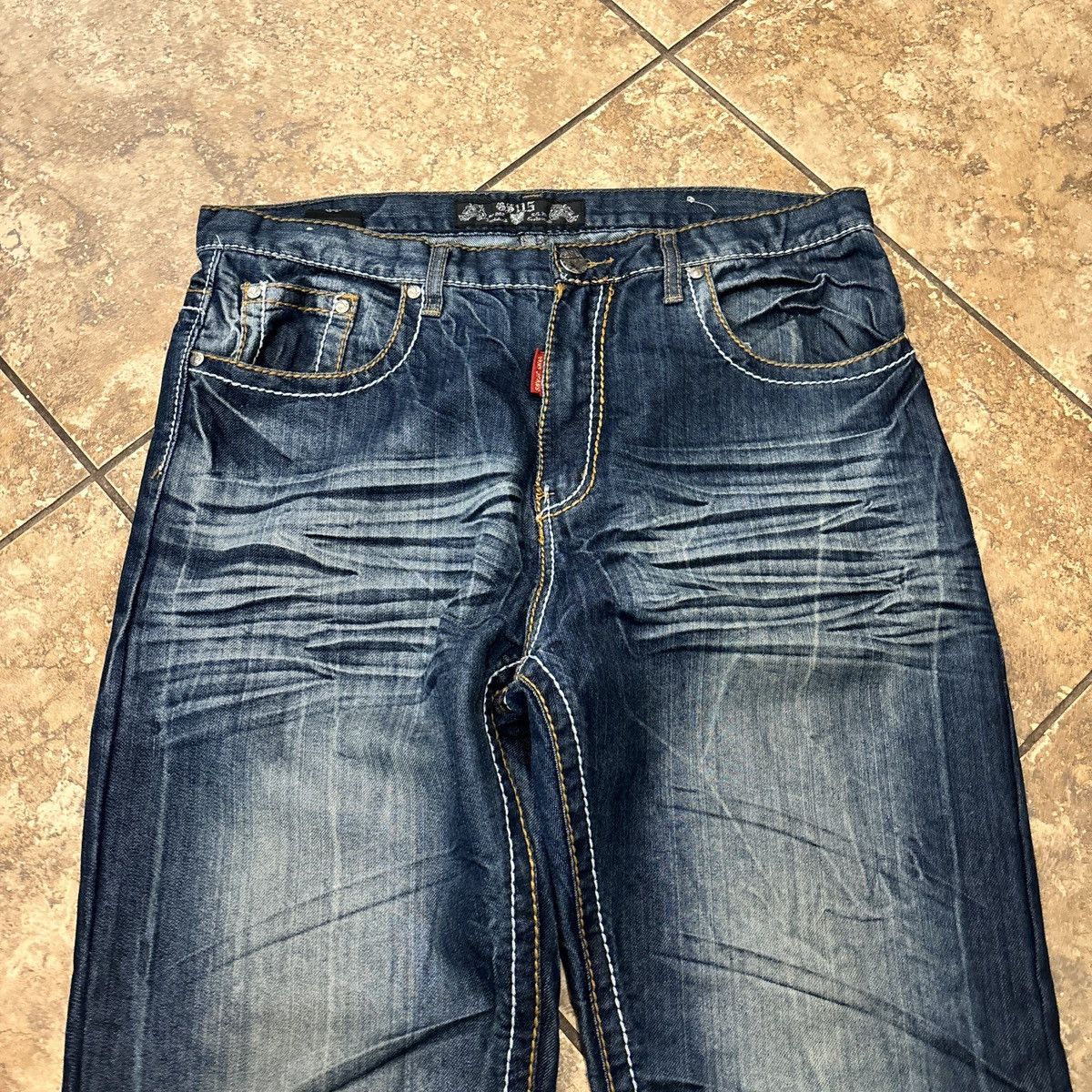 Japanese Brand × Vintage Y2K Faded Mens Jeans Size US 36 / EU 52 - 4 Thumbnail