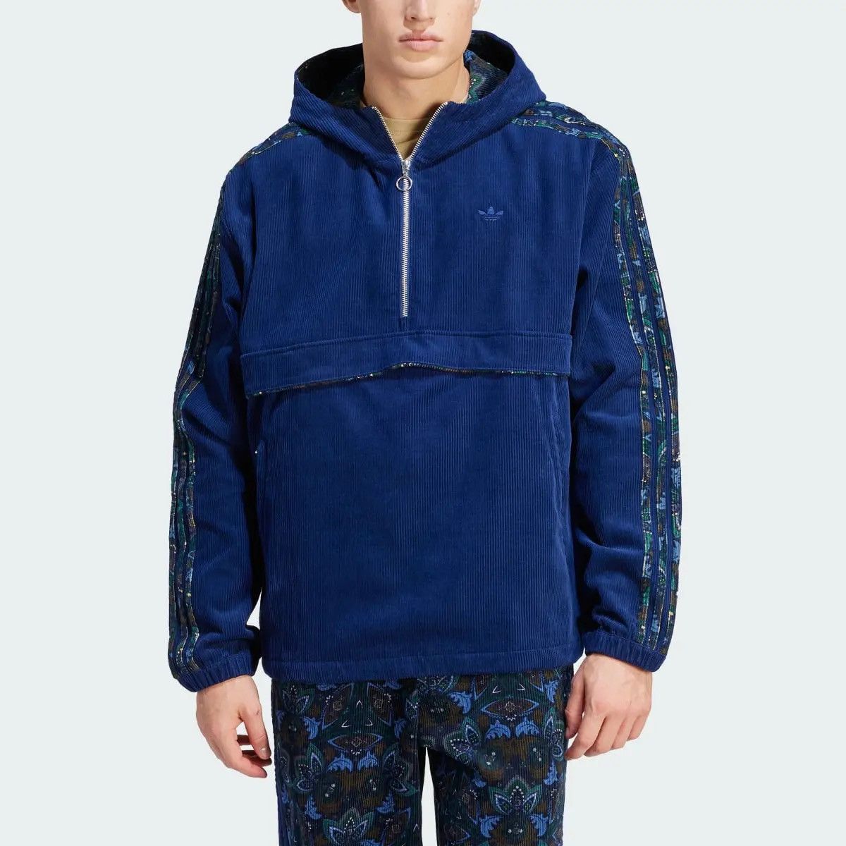 Adidas Adidas Corduroy Hoodie - L Size US L / EU 52-54 / 3 - 2 Thumbnail