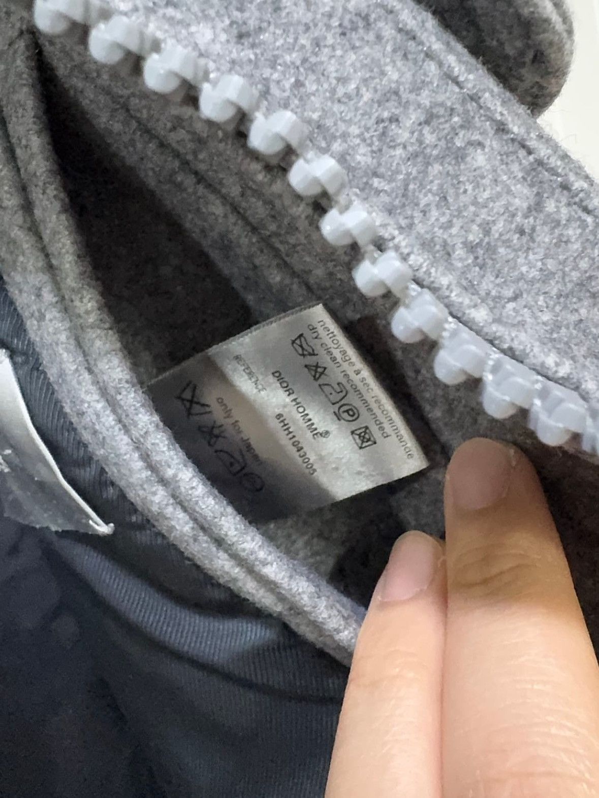 Dior 06AW DIOR HOMME These Grey Days Wool Blouson Bomber Jacket Size US M / EU 48-50 / 2 - 5 Thumbnail