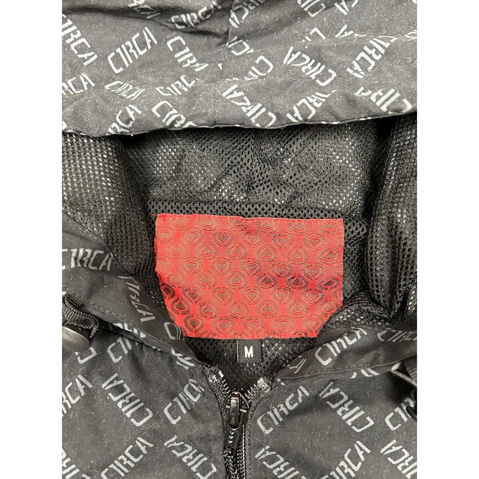 Vintage VINTAGE CIRCA Footwear Windbreaker Black M Corporate Repeat All Over Print Skate Mens Size US M / EU 48-50 / 2 - 5 Thumbnail