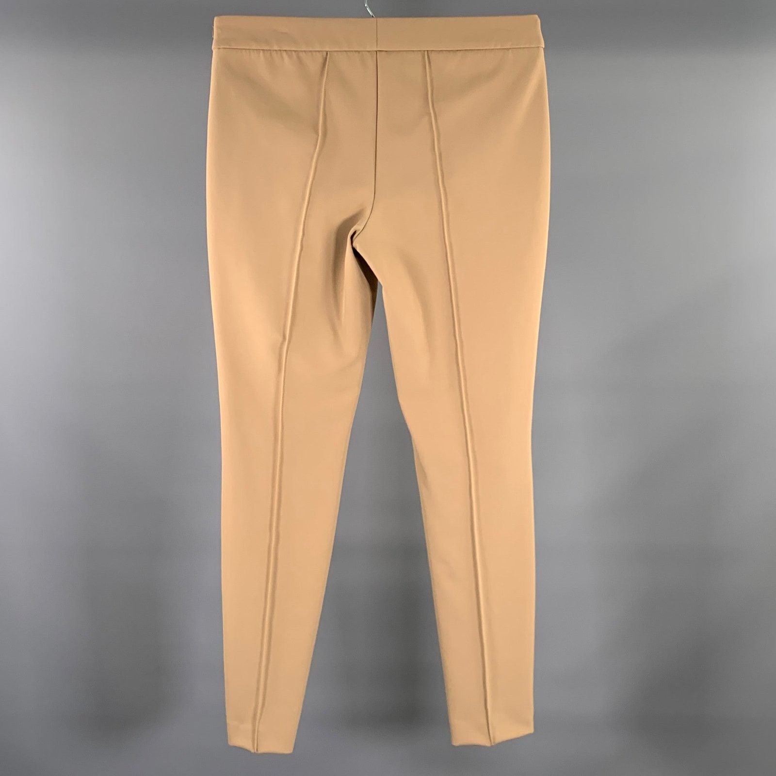 Lafayette 148 LAFAYETTE 148 Size 8 Tan Polyamide Trouser Cut Casual Pants Size US 26 / EU 42 - 2 Thumbnail