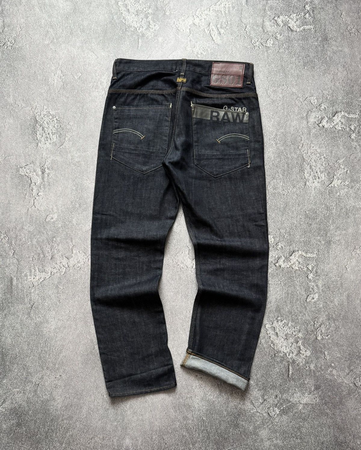 G-Star × Japanese Brand G star raw 34/30 new radar tapered breach embro denim pant Size US 34 / EU 50 - 2 Thumbnail