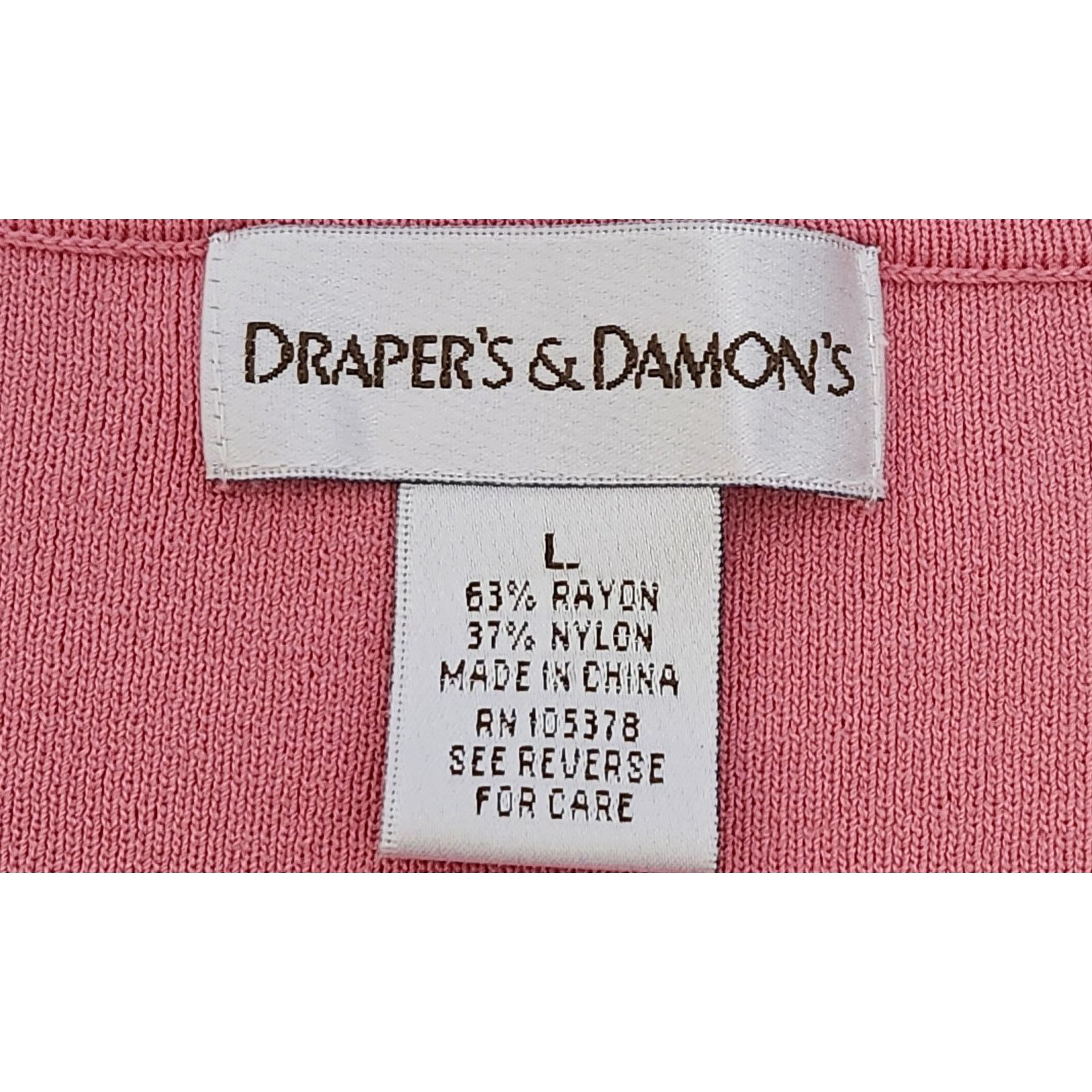 Other Draper's & Damon's Pink Salmon Round Neck Sleeveless Top L Size L / US 10 / IT 46 - 3 Thumbnail
