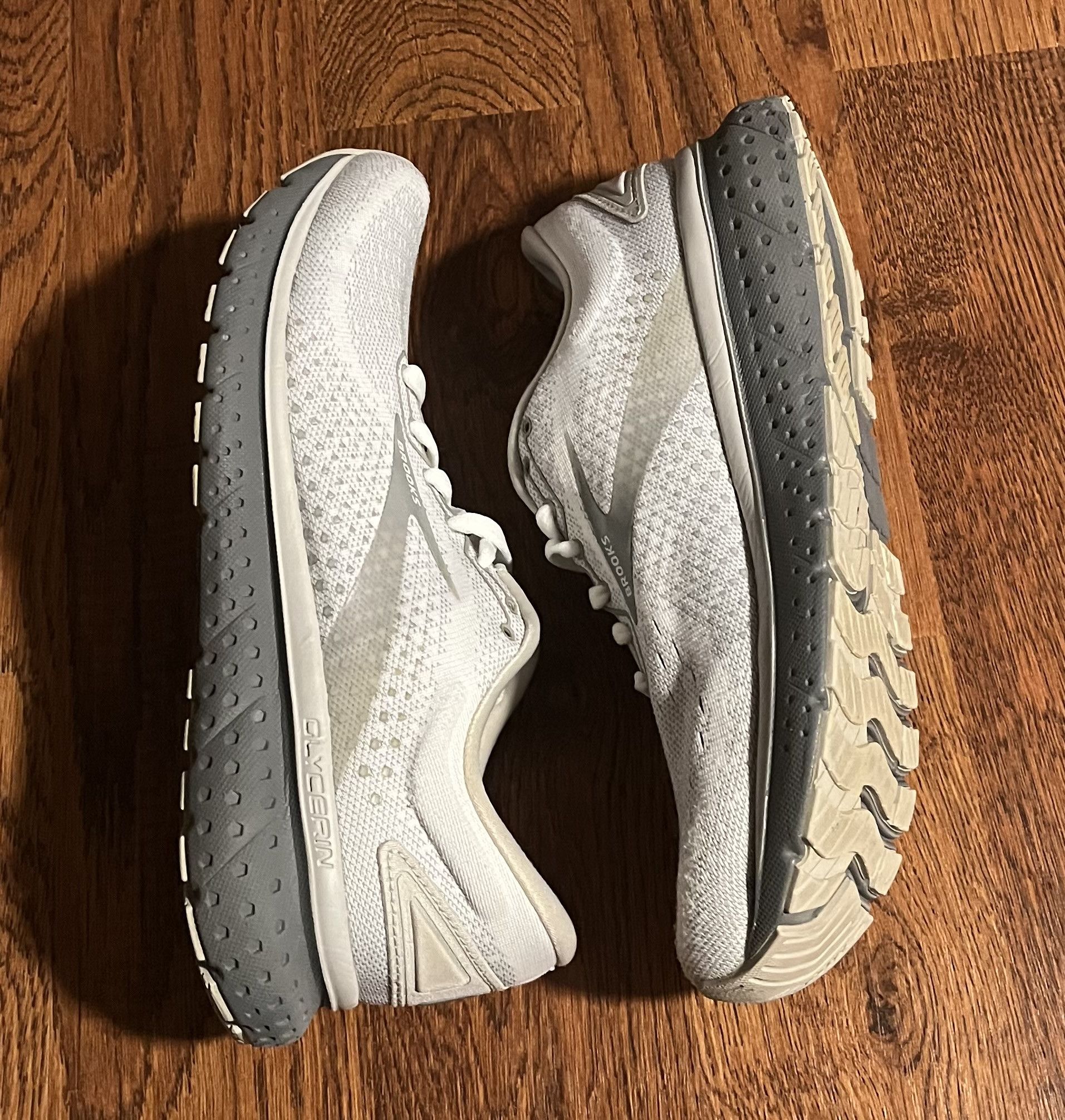 Brooks Brooks Glycerin 18 Running Shoes White Gray Size US 9 / IT 39 - 2 Thumbnail