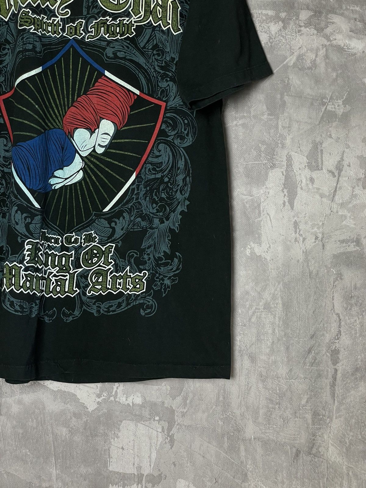 Affliction × Southpole × Tapout Y2K overprint one more Asian karate judo Muay Thai sport tee Size US L / EU 52-54 / 3 - 6 Thumbnail