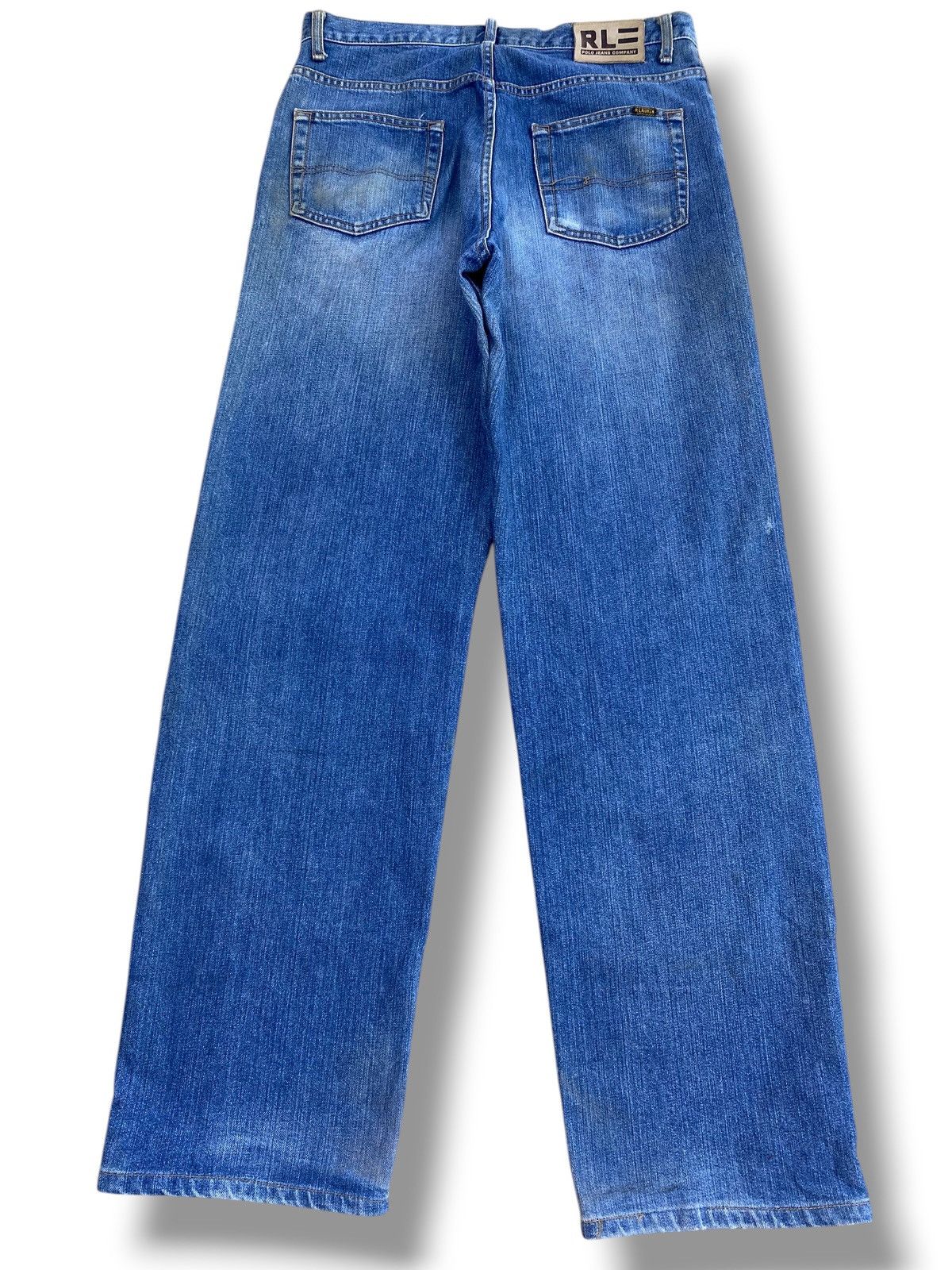 Polo Ralph Lauren Polo Ralph Lauren Whiskers Faded Wash Style Loose Jeans Size US 32 / EU 48 - 3 Thumbnail