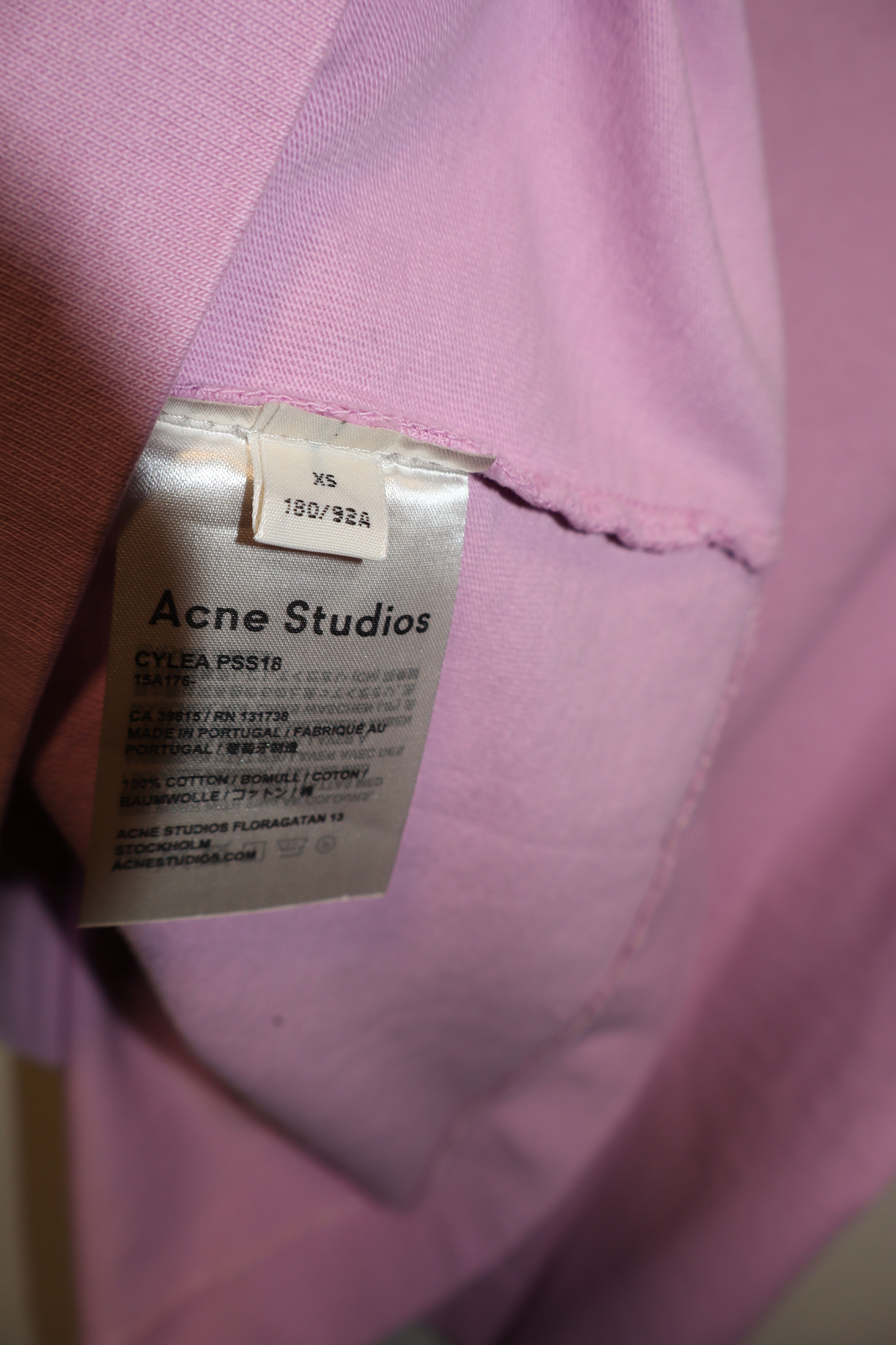 Acne Studios Cylea ss18 t-shirt Size XS / US 0-2 / IT 36-38 - 4 Thumbnail