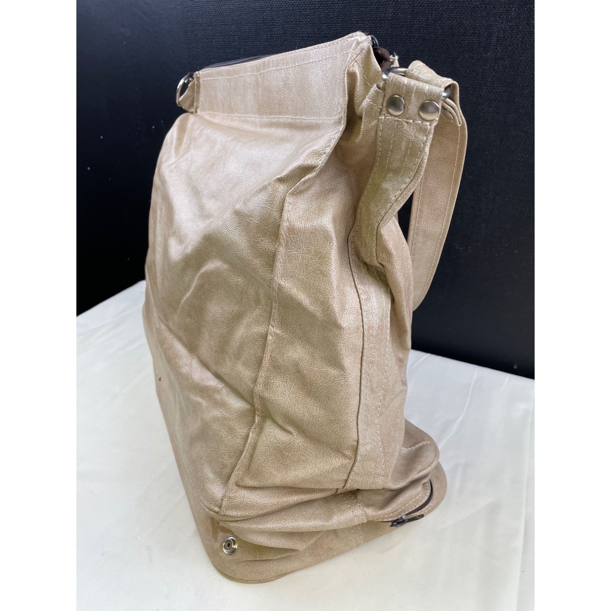 Other Nuccio Bentory Unisex Beige Travel Bag/Carry on bag SKU 5081 Size ONE SIZE - 5 Thumbnail
