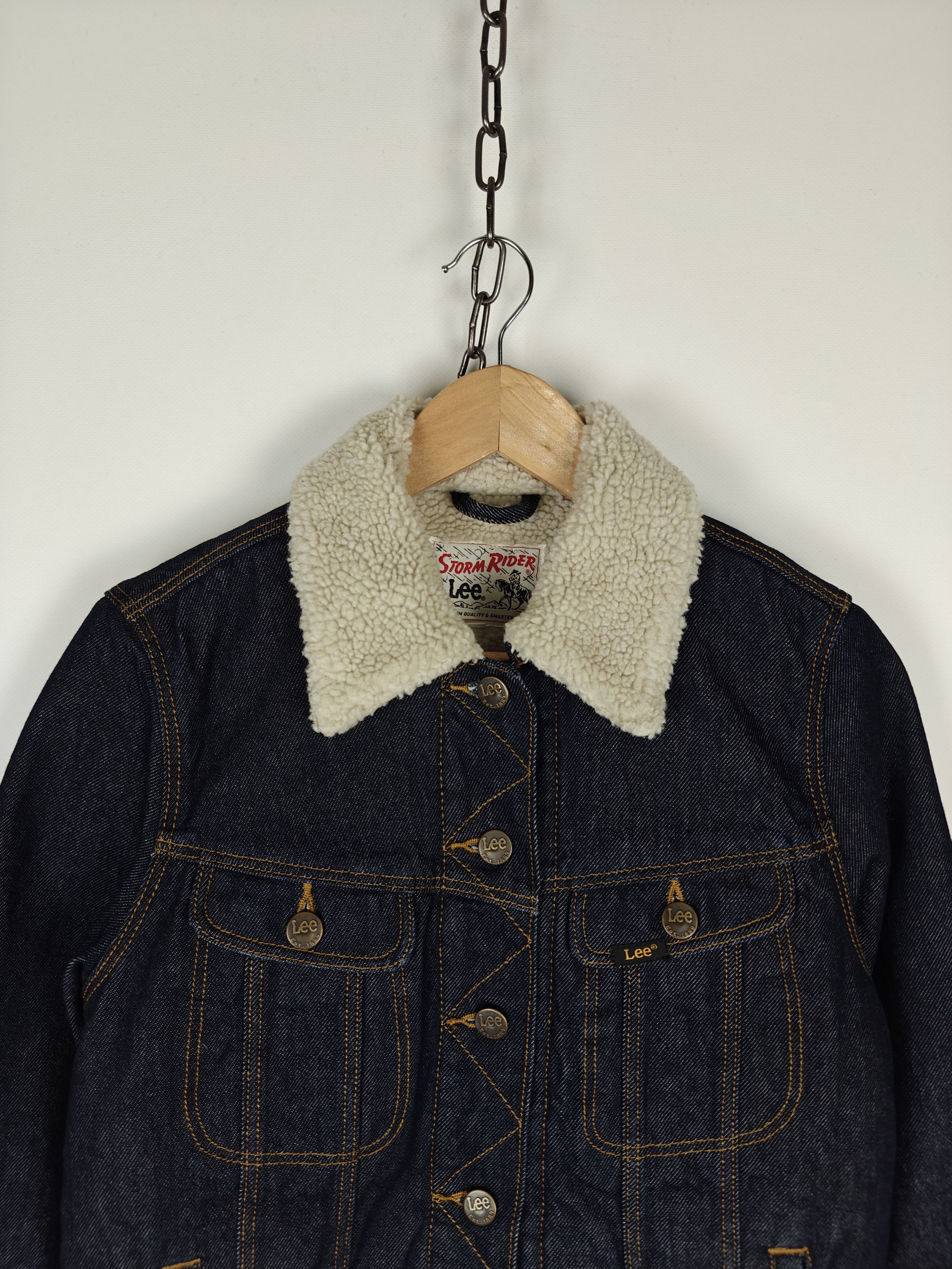 Lee LEE Storm Rider Denim Jacket Sherpa size S Size US S / EU 44-46 / 1 - 2 Thumbnail