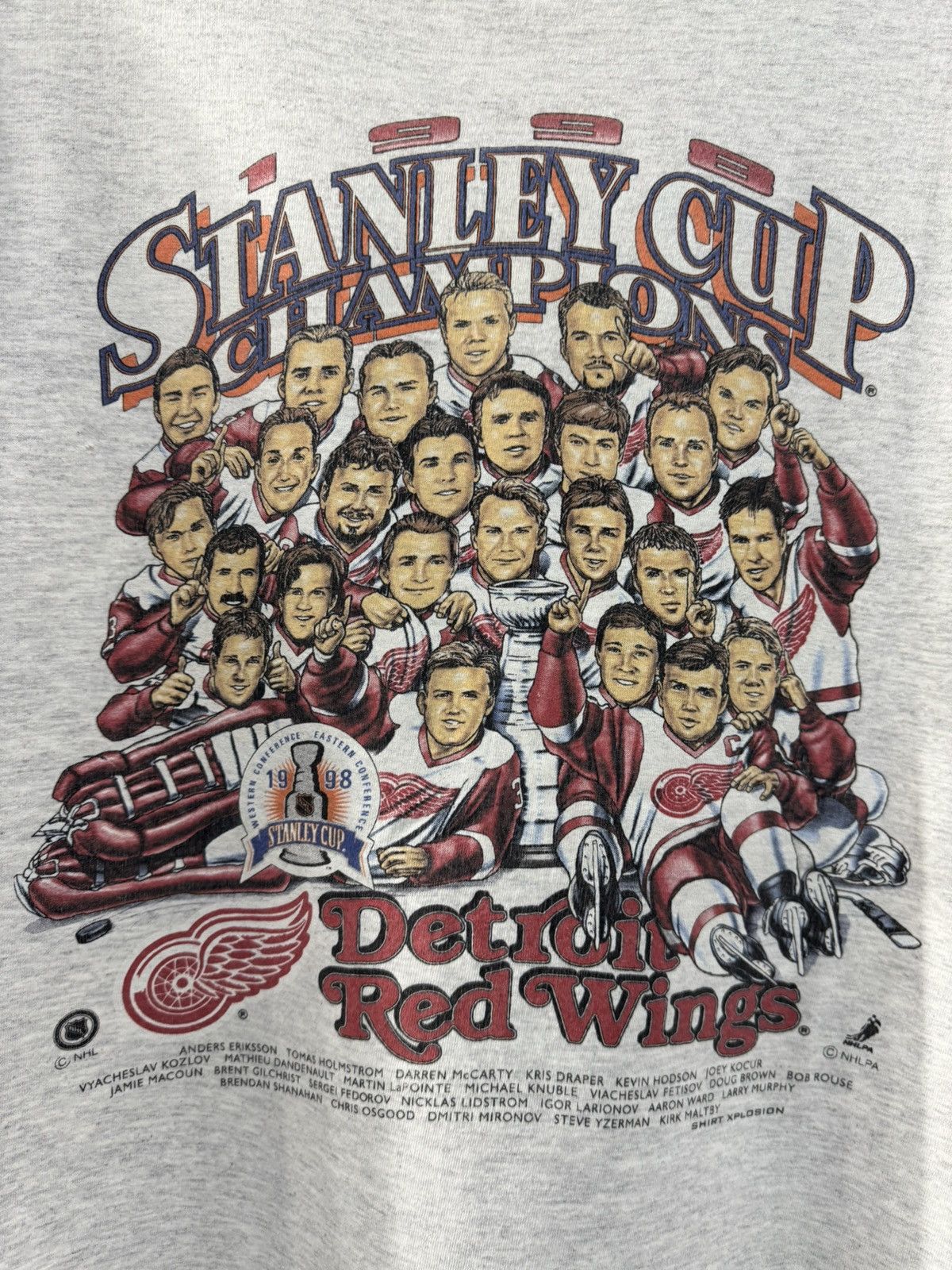 NHL Vintage 1998 Stanley cup champions Detroit Red Wings Size US XL / EU 56 / 4 - 4 Thumbnail