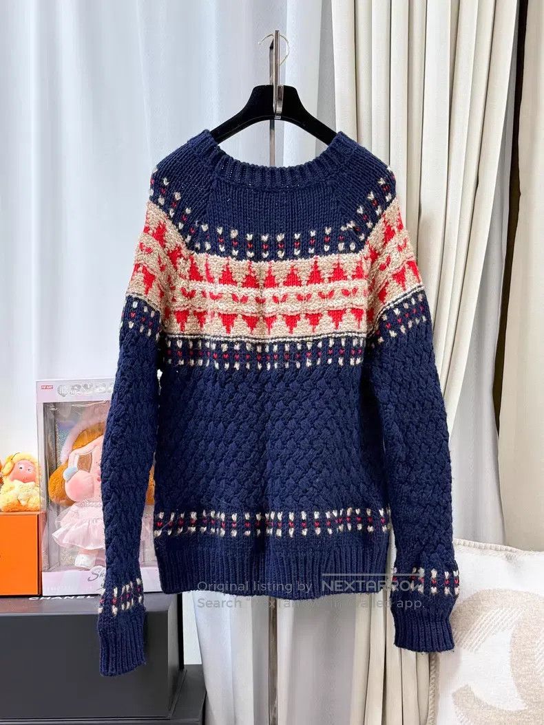 Chanel Chanel Jacquard long-sleeved sweater Size XS / US 0-2 / IT 36-38 - 2 Thumbnail