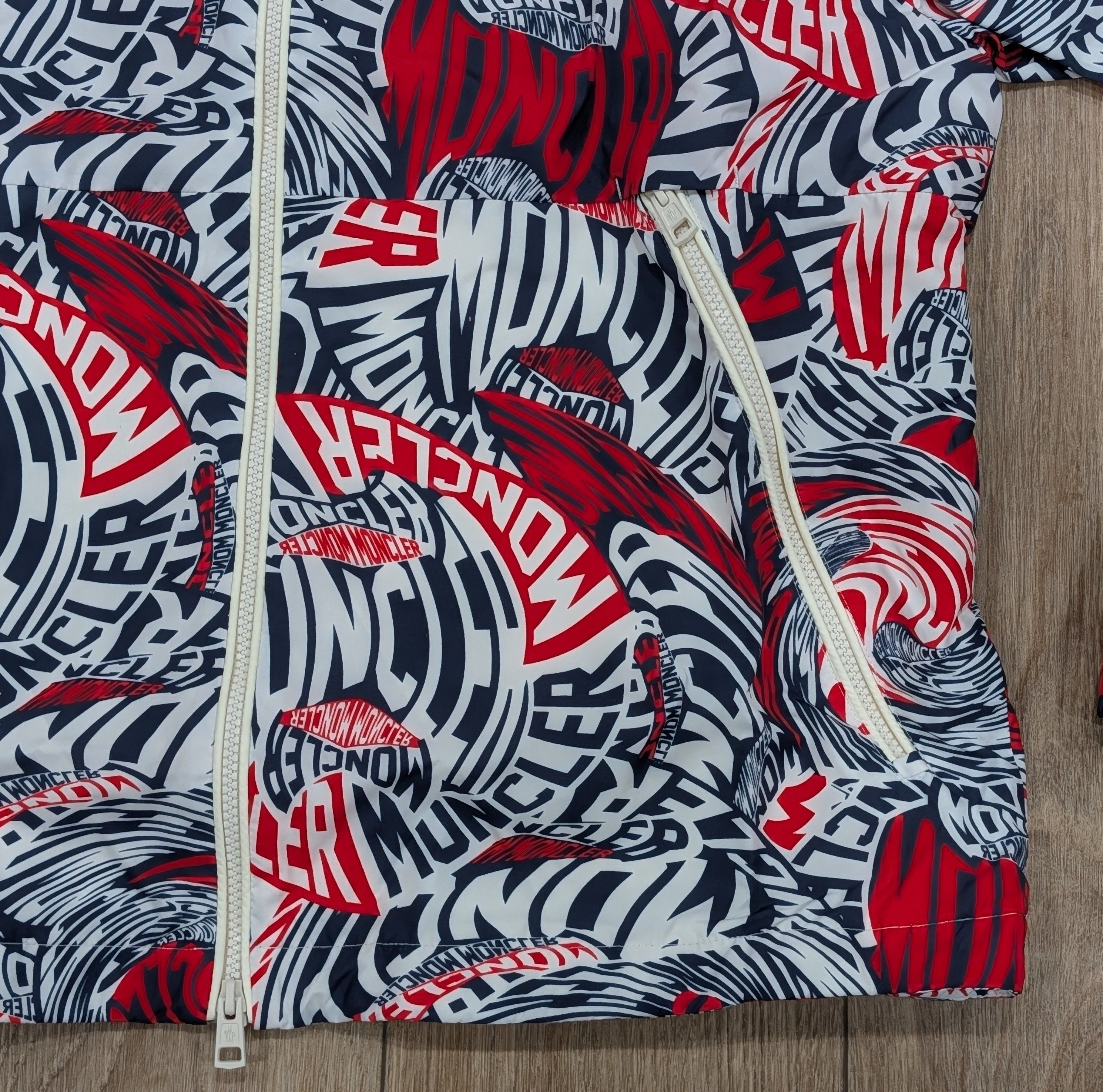 Moncler MONCLER "Ornain" Windbreaker Jacket Navy/Red/White 5 - 2XL Size US XXL / EU 58 / 5 - 3 Thumbnail