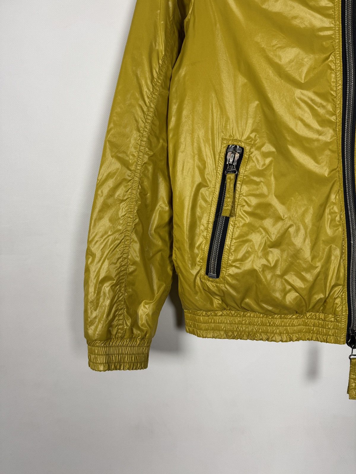 Duvetica Men’s Duvetica Hooded Zip Up Yellow Down Jacket Italy Sz 48 Size US M / EU 48-50 / 2 - 4 Thumbnail