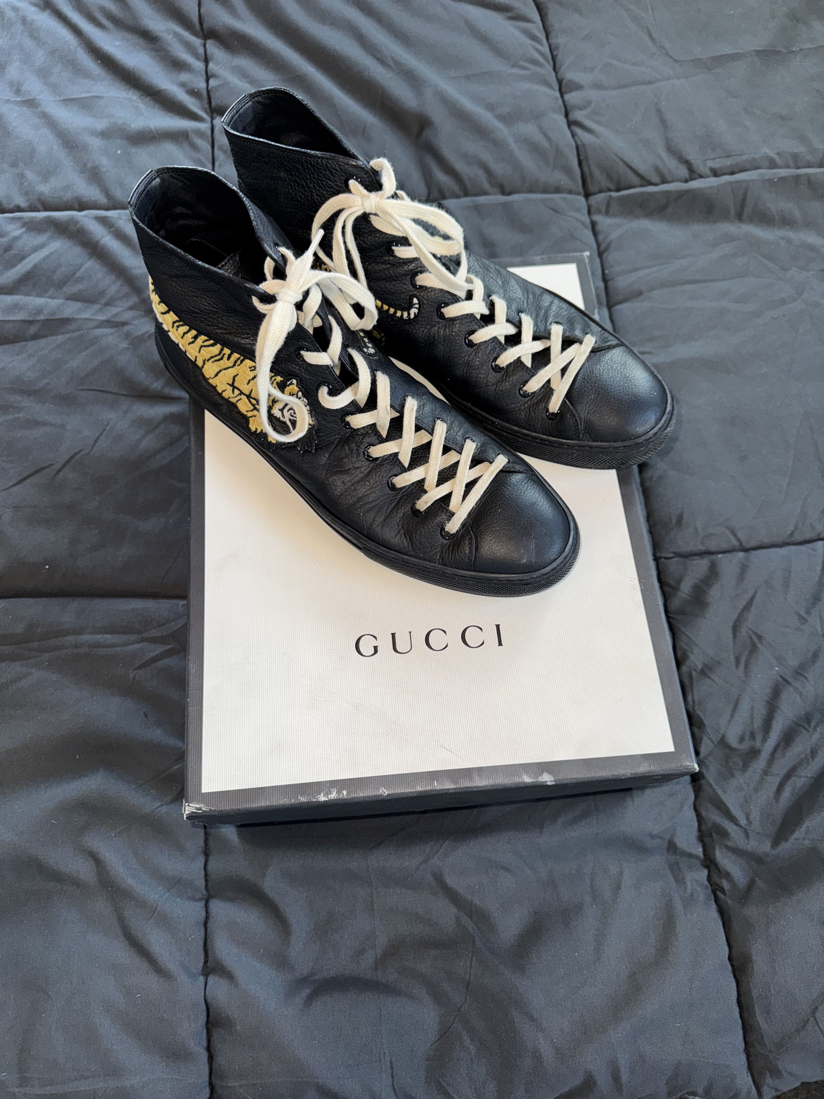 Gucci S.tto Pelle S. Gomma - Hebron Nero Size US 12 / EU 45 - 4 Thumbnail