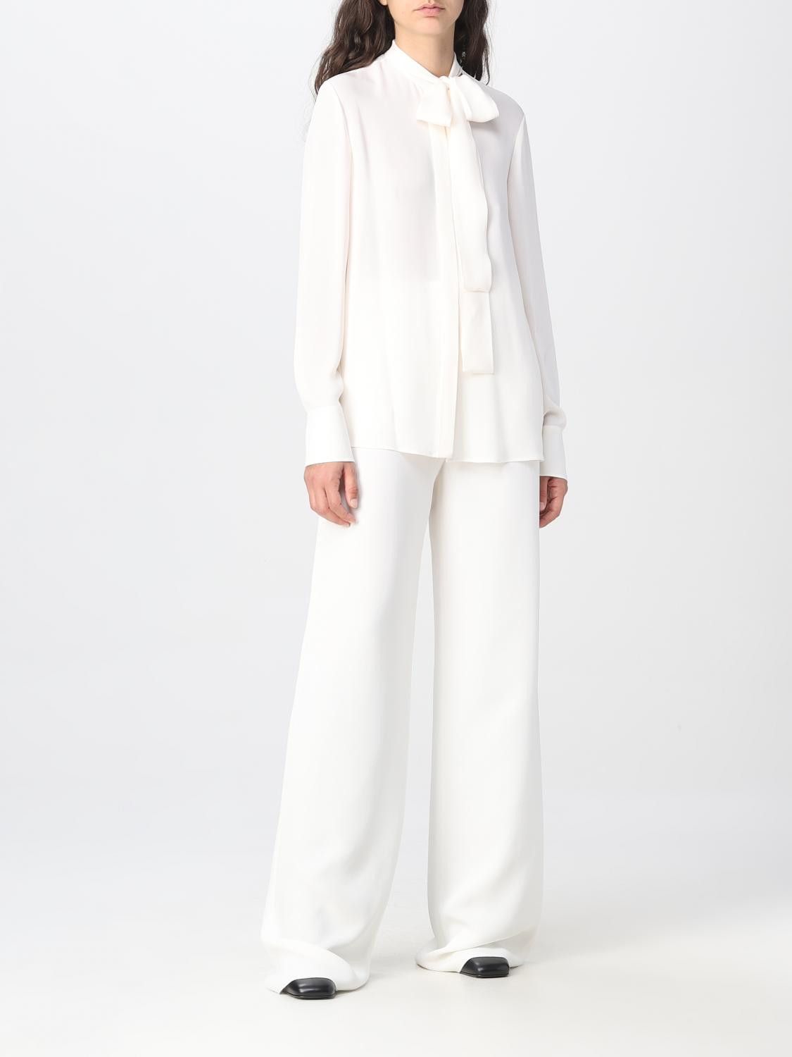 Valentino o1y0326 Casual Pant in White Size 30" / US 8 / IT 44 - 2 Thumbnail