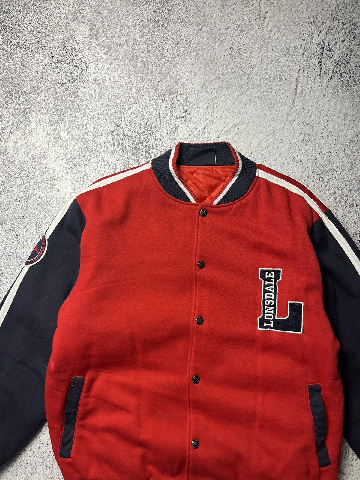 Lonsdale VINTAGE Rare Lonsdale London Streetwear Bomber Jacket MA1 Size US M / EU 48-50 / 2 - 13 Thumbnail