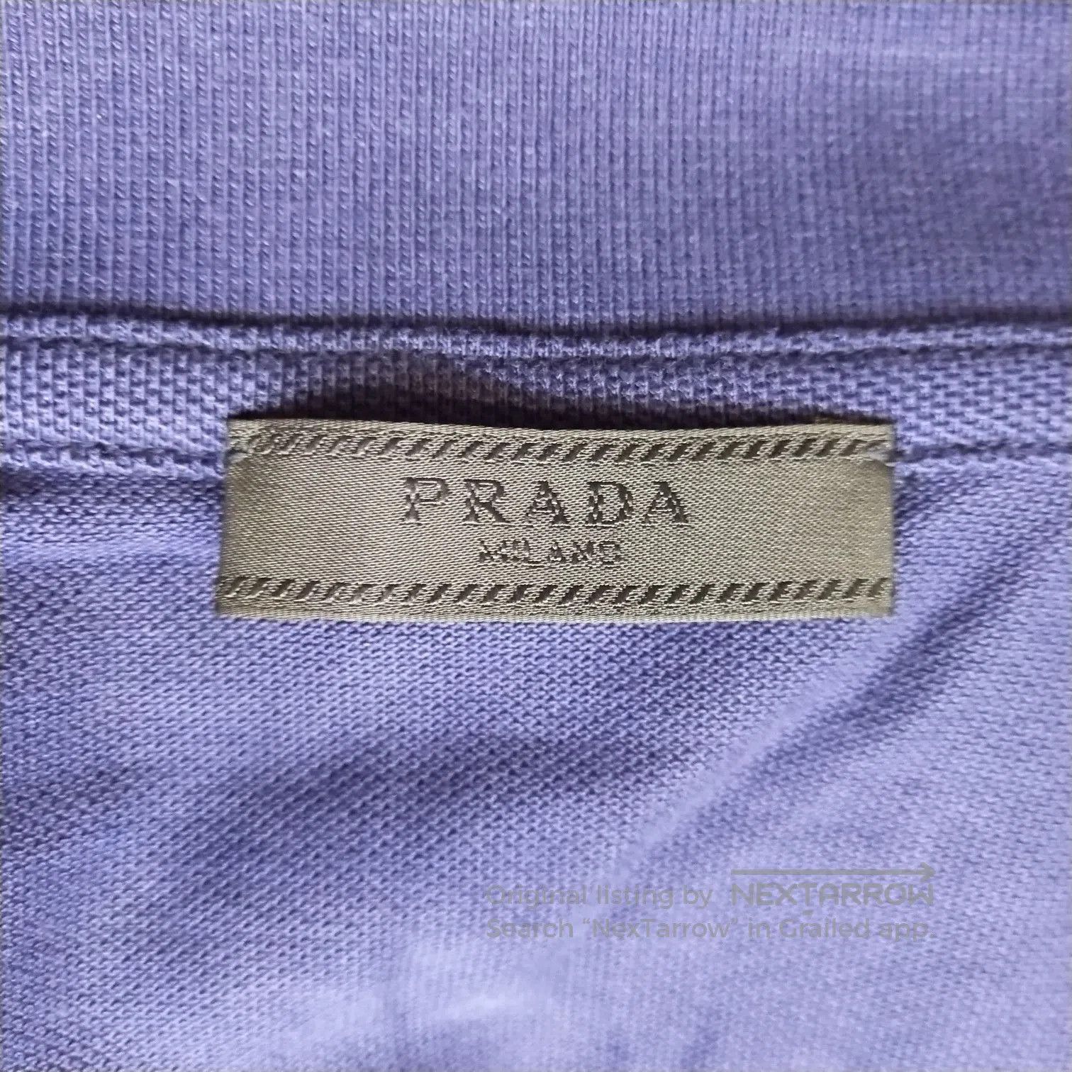 Prada Prada Men's XL Cotton Striped Collar Polo Shirt. Size US XL / EU 56 / 4 - 2 Thumbnail