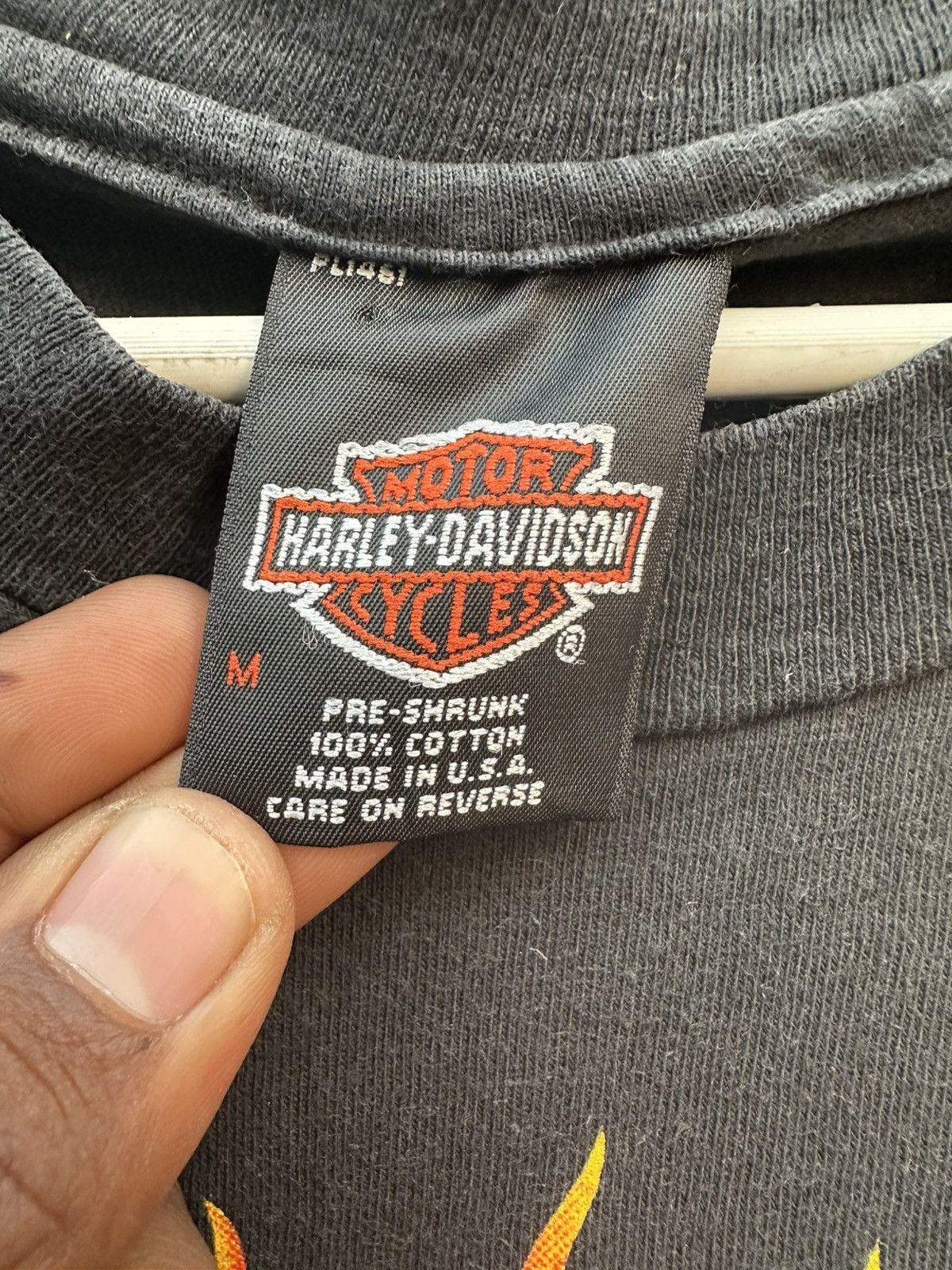 Harley Davidson × Vintage 1995 vintage Harley Davidson Feel HD the heat T-shirt Size US M / EU 48-50 / 2 - 6 Thumbnail