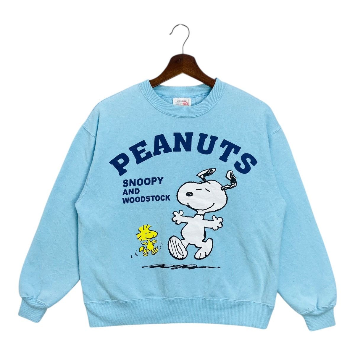Peanuts Peanuts Snoopy And Woodstock Sweatshirt Jumper Blue Size M Size US M / EU 48-50 / 2 - 1 Thumbnail