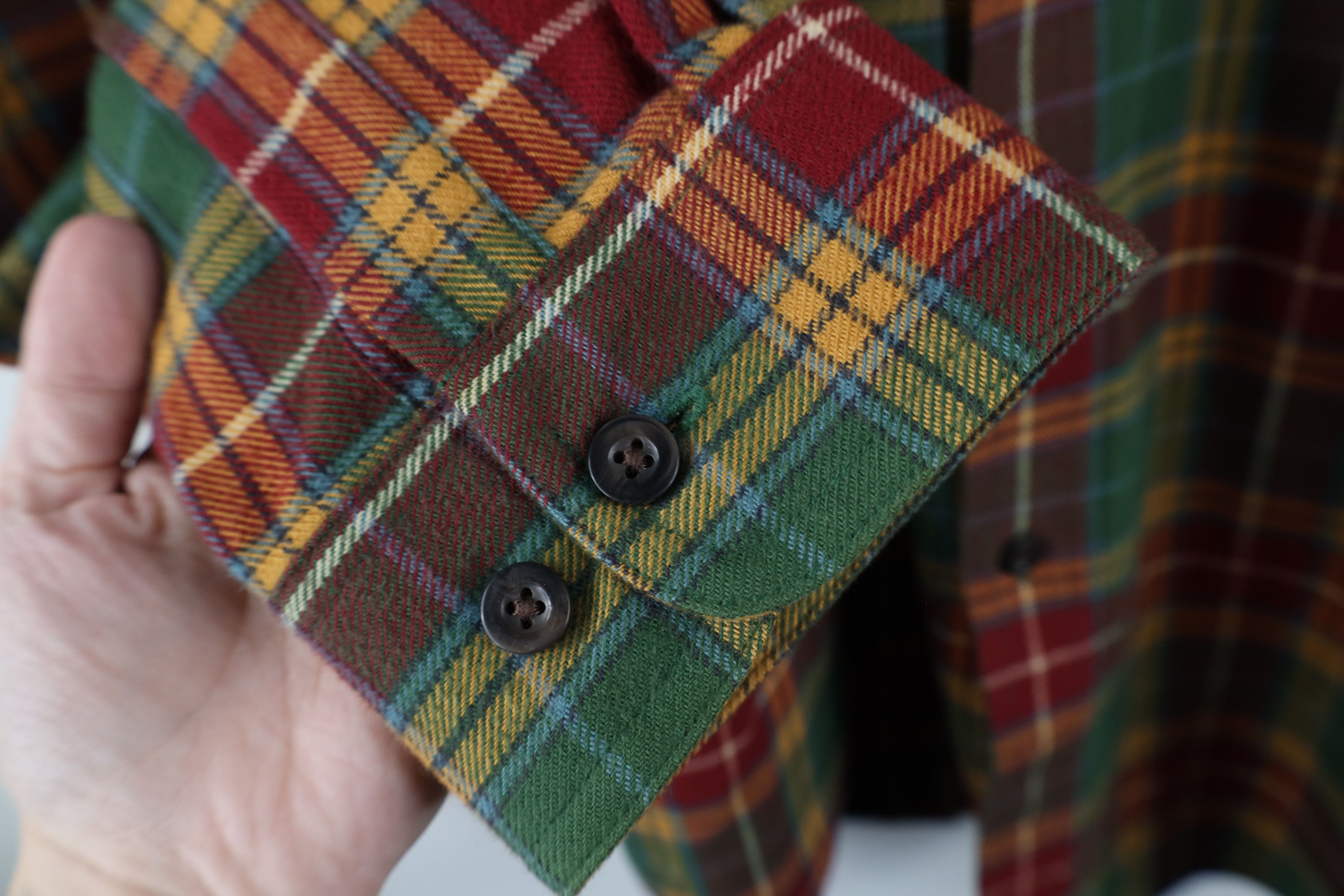 L.L. Bean Vintage LL Bean Flannel Collared Button Down Shirt Plaid Size US L / EU 52-54 / 3 - 8 Thumbnail