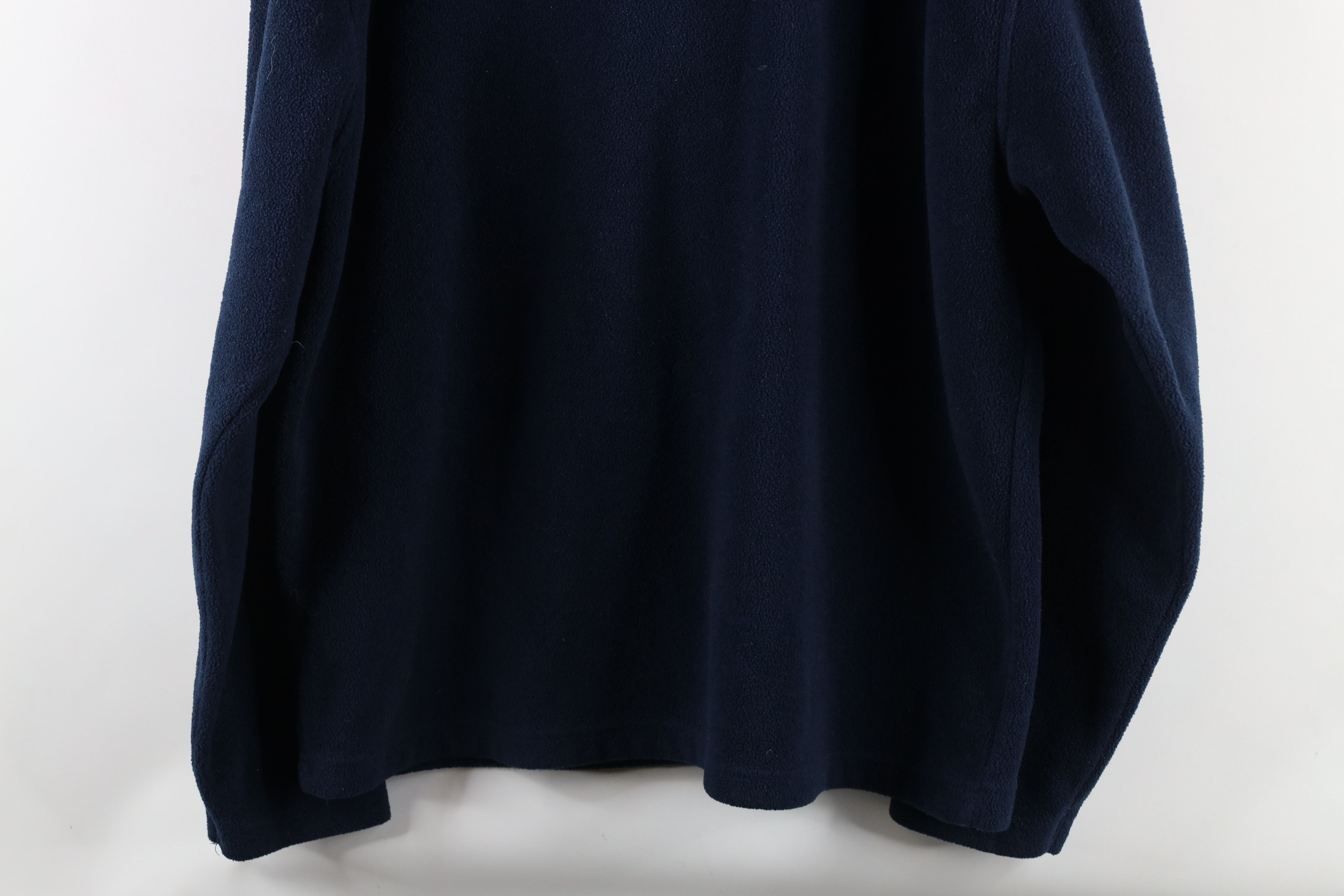 Gap × Vintage Vintage Gap Blank Half Zip Fleece Pullover Sweater Navy Blue Size US L / EU 52-54 / 3 - 9 Thumbnail