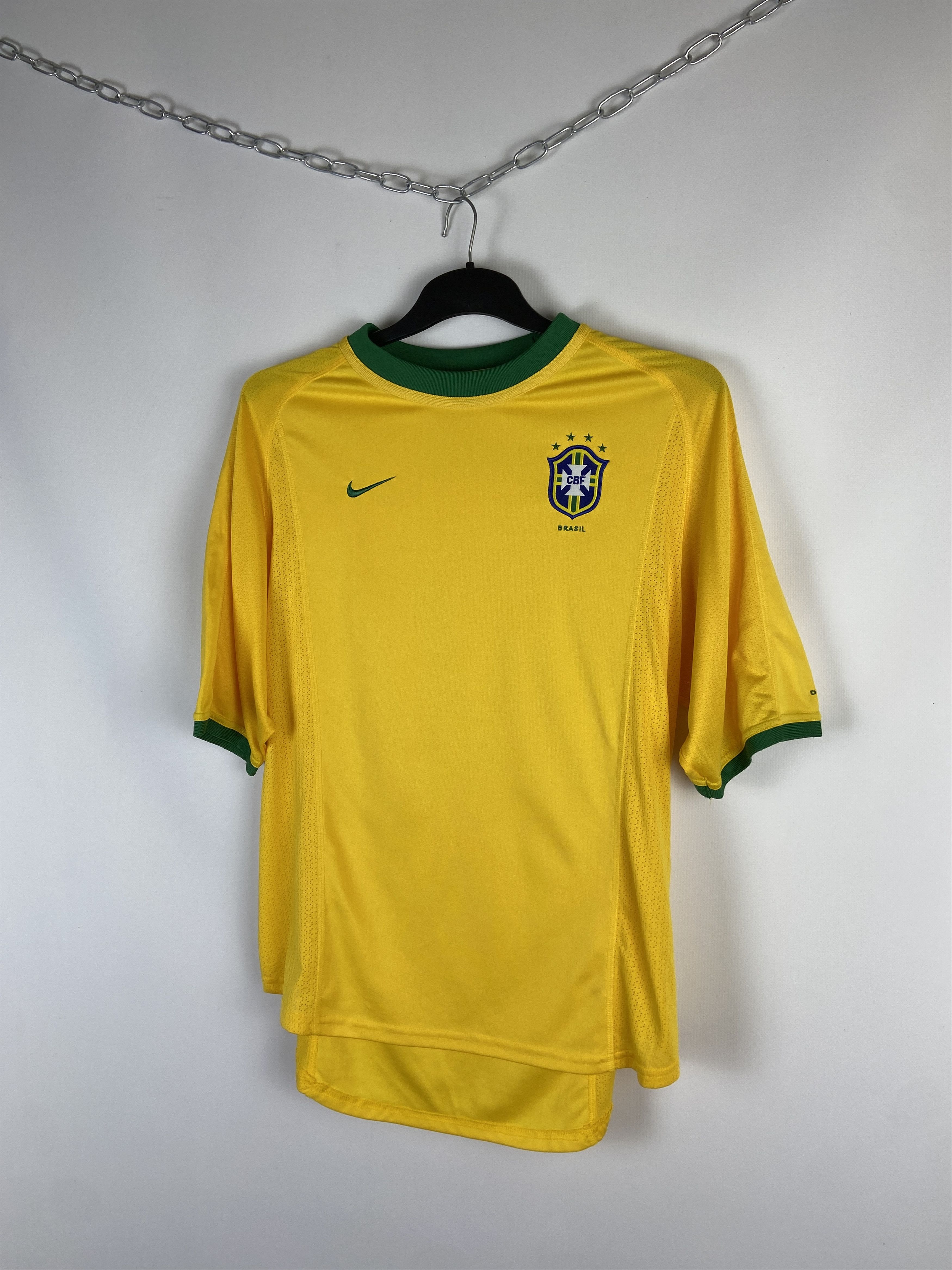 Nike Vintage Brazil Nike Soccer Jersey Size US XL / EU 56 / 4 - 3 Thumbnail