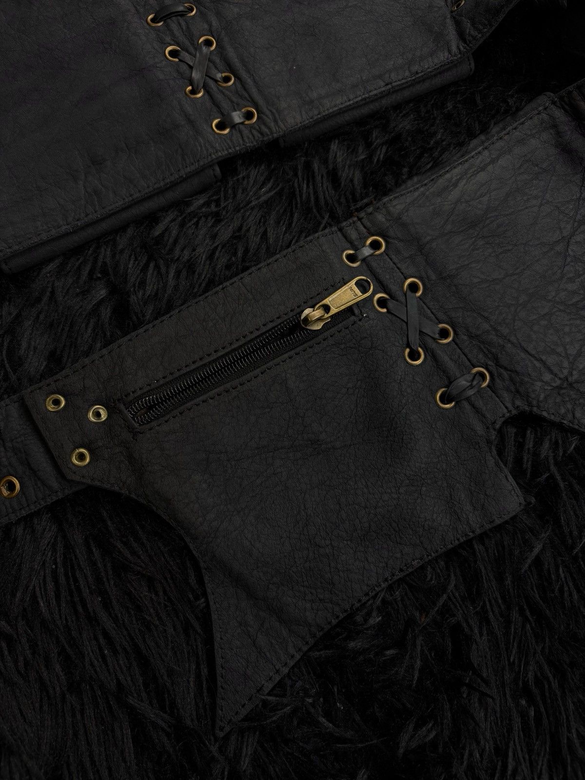 KMRii Kmrii Style Avant Garde Archive Leather Pocket Belt Bag Size ONE SIZE - 10 Thumbnail