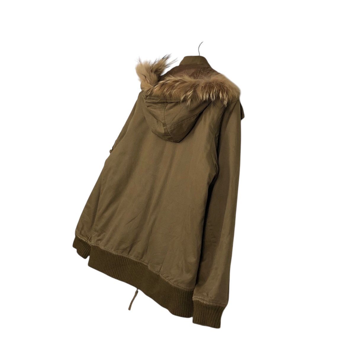 Boycott × Japanese Brand 📌Vintage Chore Bomber Jacket Boycott Mink Fur Hoodie Size US M / EU 48-50 / 2 - 12 Thumbnail