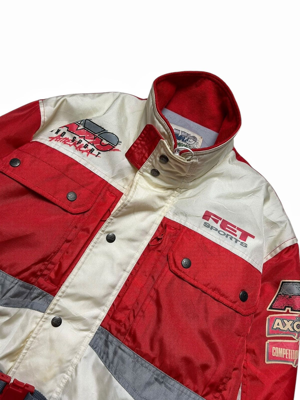 Gear for Sports × Vintage Vintage 80s AXO Sport America Racing Motocross Enduro Jacket Size US S / EU 44-46 / 1 - 7 Thumbnail