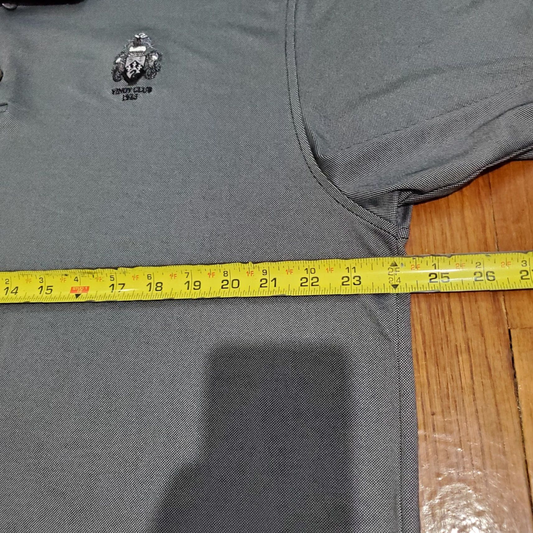 Footjoy FootJoy Polo Shirt Mens XL Gray Windy Club Golf Crest Performance Lightweight Size US XL / EU 56 / 4 - 5 Thumbnail