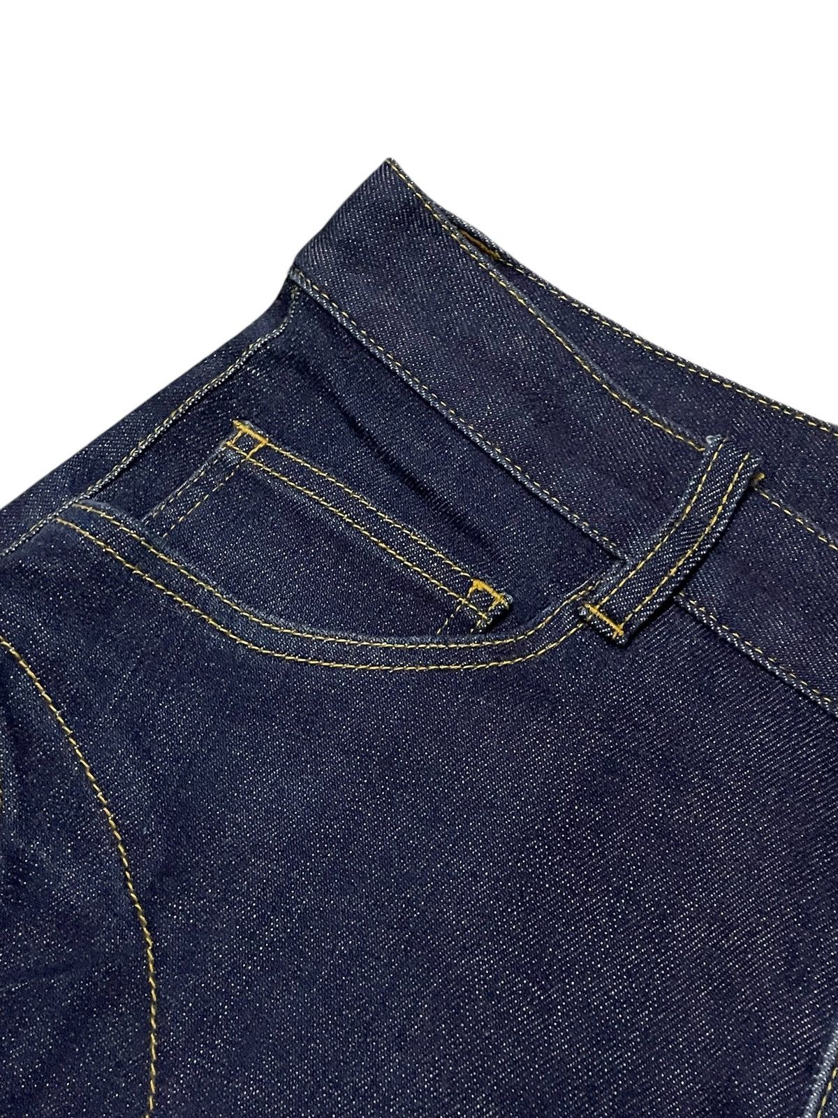 Issey Miyake × Japanese Brand × Tsumori Chisato Issey Miyale Tsumori Chisato Peneled Crotch Raw Jeans Size US 30 / EU 46 - 11 Thumbnail