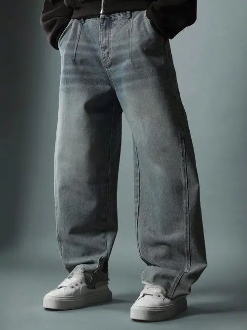 Jean × Vintage Baggy Denim VIntage Retro Jeans Size US 33 - 1 Thumbnail
