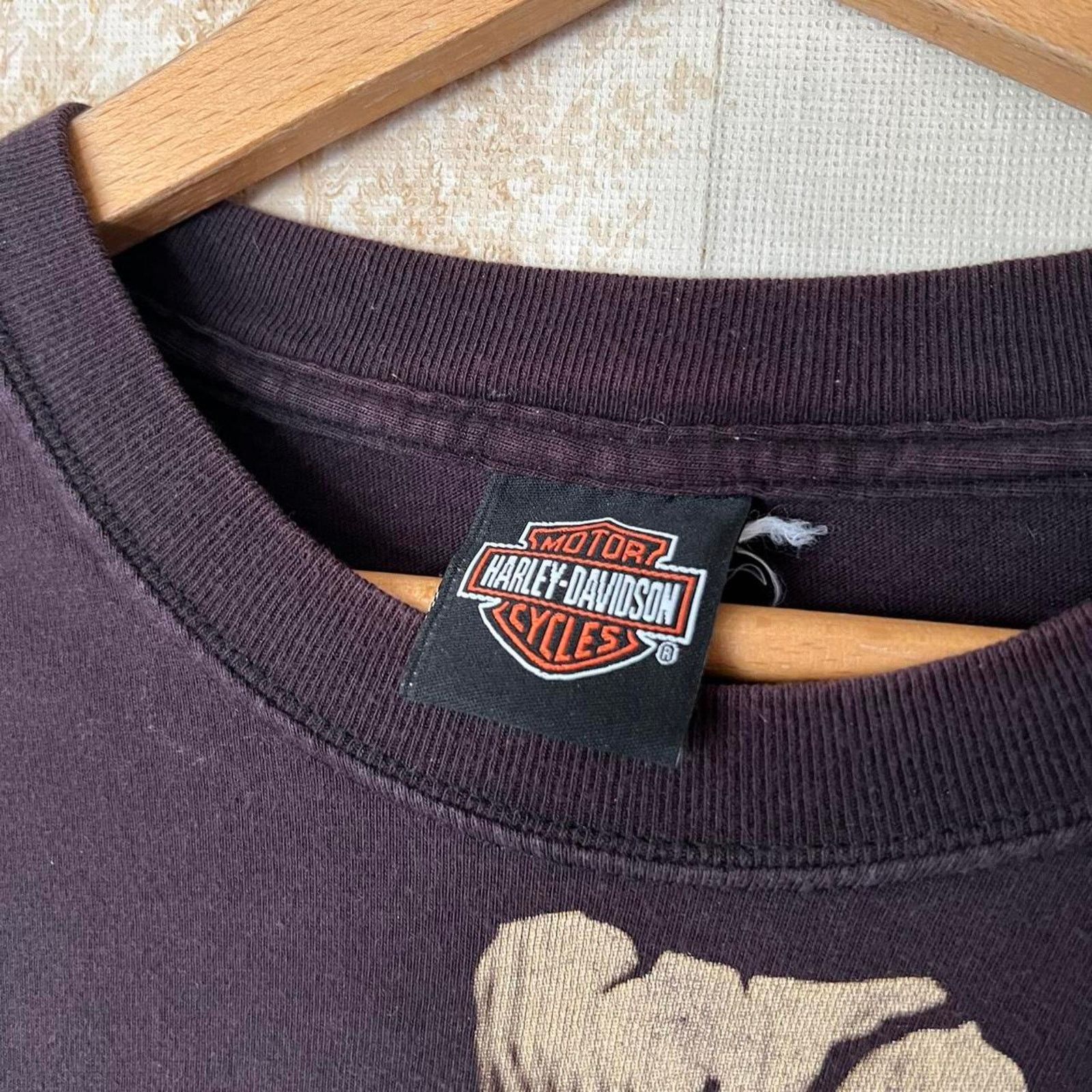 Harley Davidson Y2K Harley Davidson Skeleton L/S Shirt | Milwaukee | Size XL Size US XL / EU 56 / 4 - 4 Thumbnail