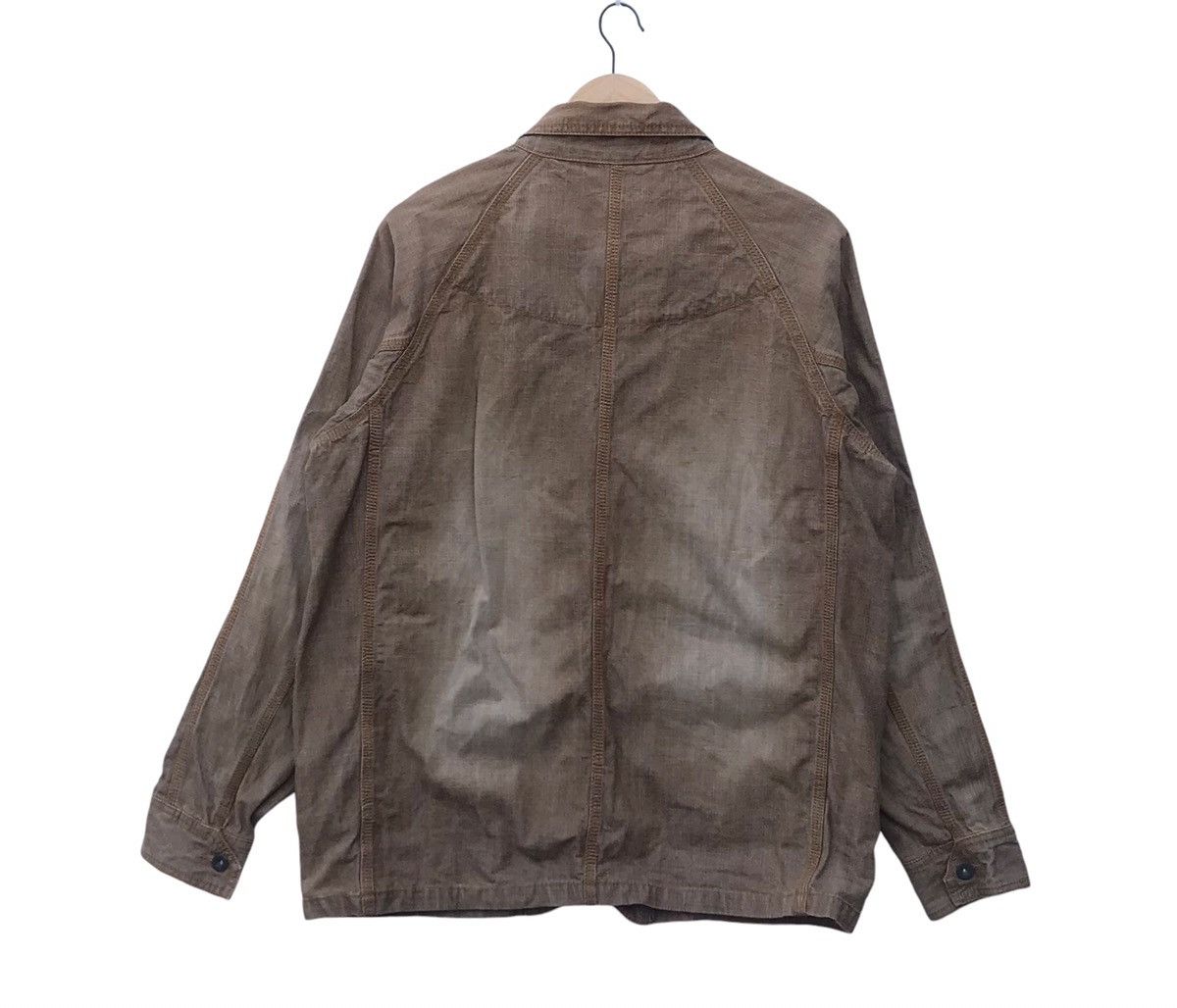 Japanese Brand Sacrifice Essential Subjects Multipocket Denim Works Jacket Size US L / EU 52-54 / 3 - 11 Thumbnail