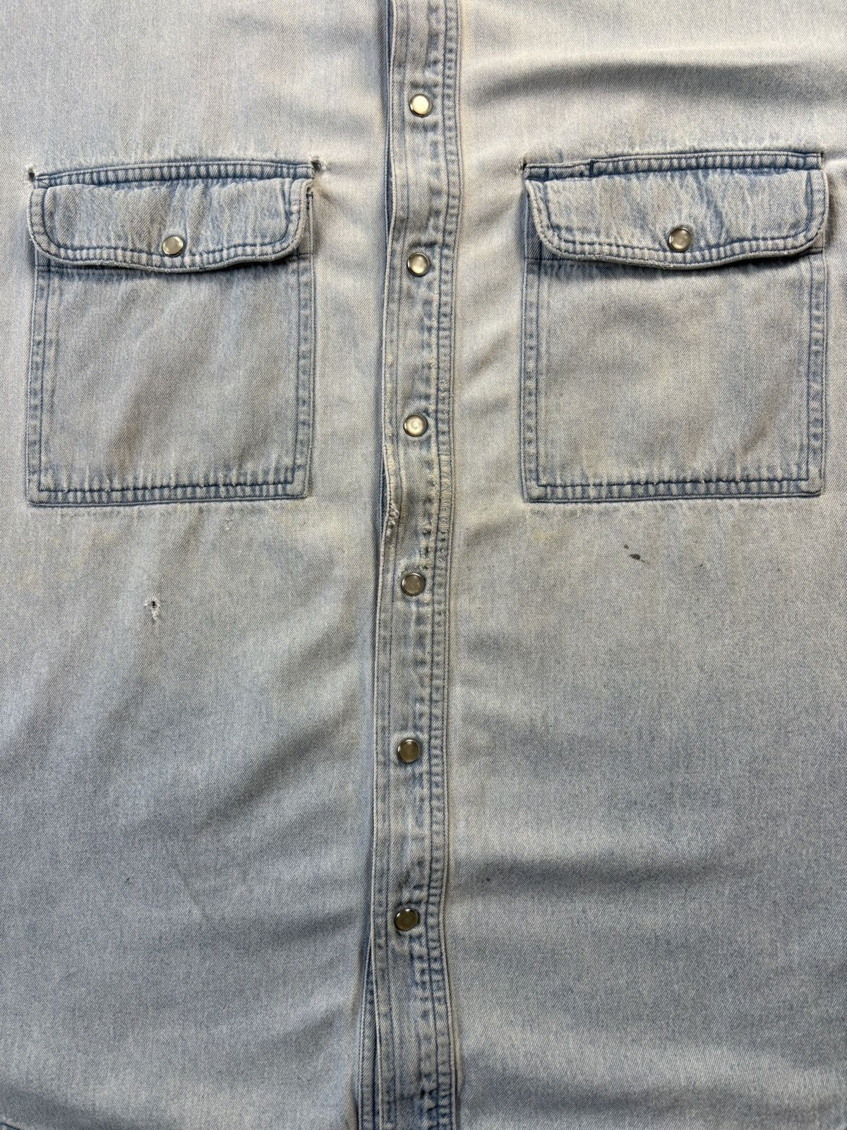 Vintage Vintage Dakota Denim Pearl Snap Shirt Size XL Size US XL / EU 56 / 4 - 4 Thumbnail