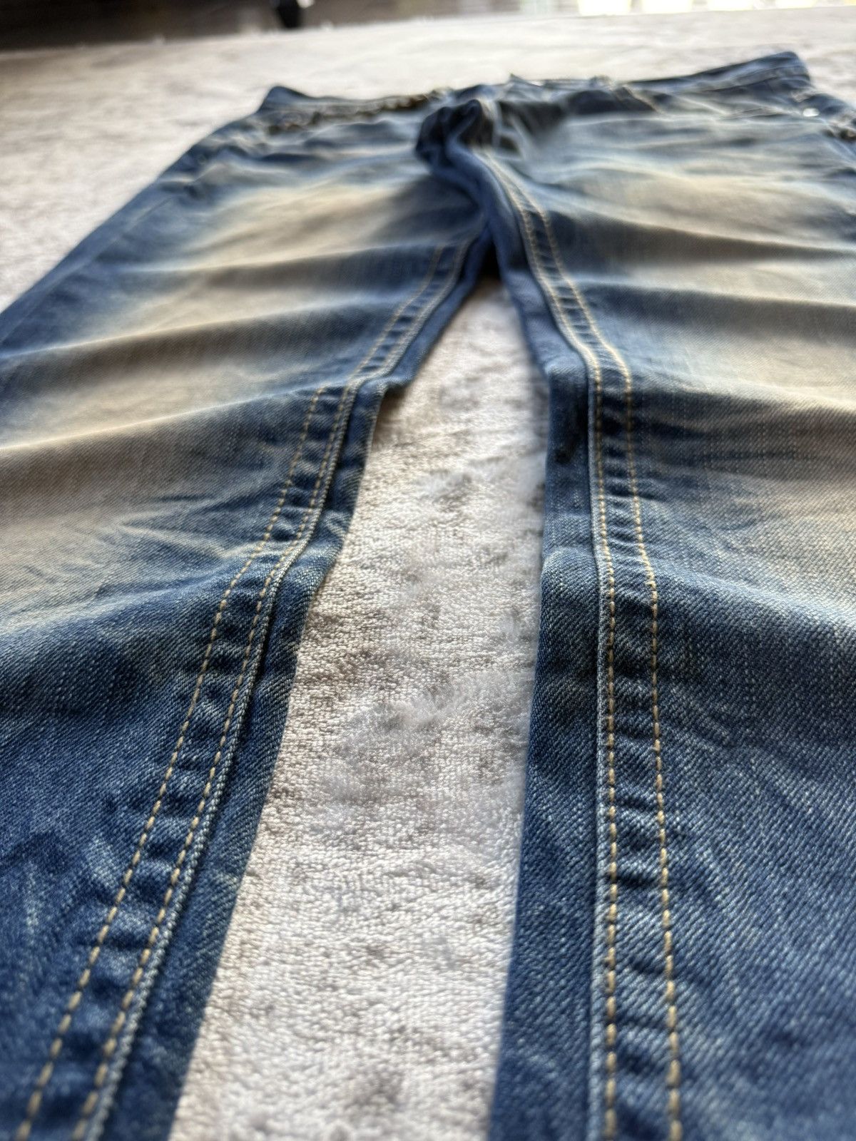 Hysteric Glamour × Playboy Yoshitomo Lolita Embellished Studded Shadow Wash Jeans Size US 29 - 14 Thumbnail