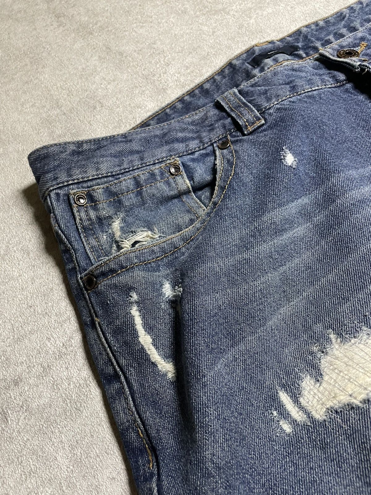 If Six Was Nine LGB IfSixWasNine Vintage Bootcut Distress Faded Jeans Size US 38 / EU 54 - 6 Thumbnail