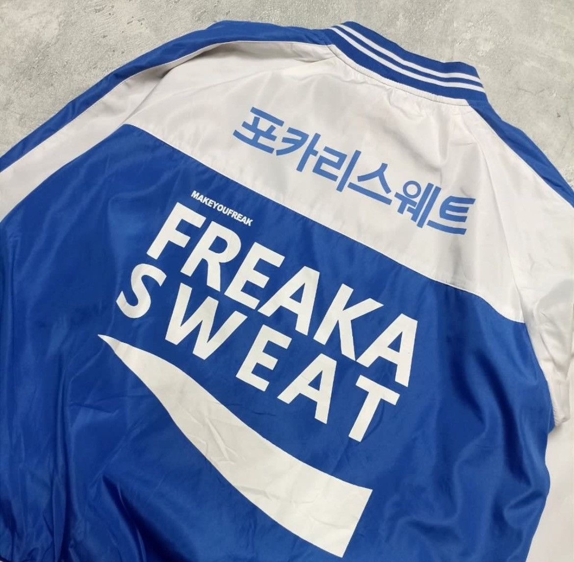 Japanese Brand × Vintage Vintage Pocari Sweat - Freaka Sweat Jacket Size US XL / EU 56 / 4 - 2 Thumbnail