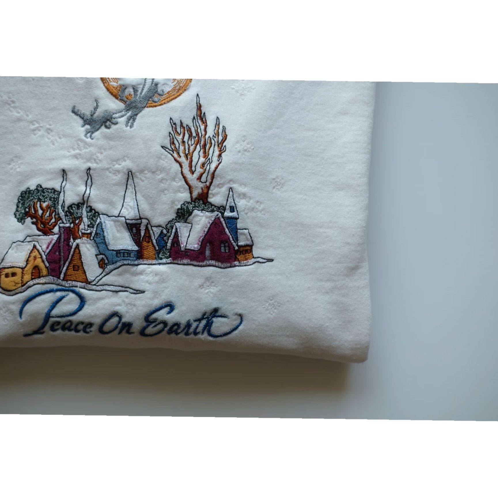 Vintage VINTAGE Christmas Peace on Earth Bobbie Brooks Crewneck Sweatshirt XL Women Size XL / US 12-14 / IT 48-50 - 5 Thumbnail
