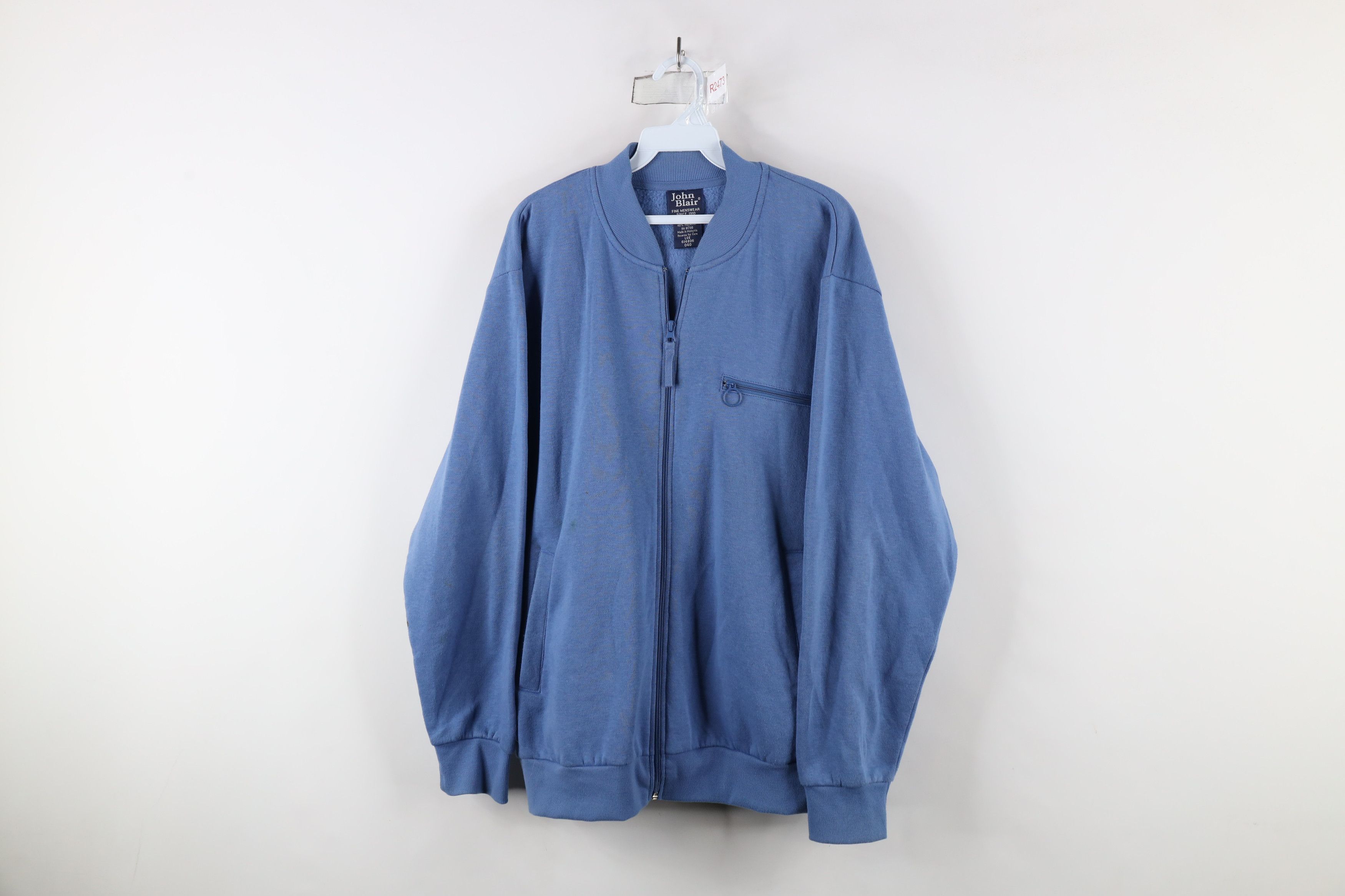 Vintage Vintage 90s Streetwear Full Zip Sweatshirt Bomber Jacket Size US L / EU 52-54 / 3 - 1 Thumbnail