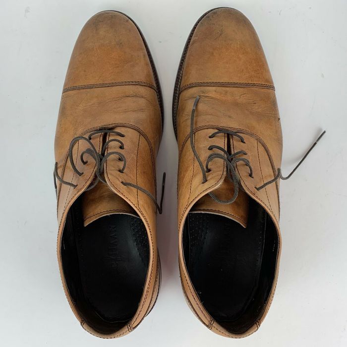 Cole haan williams cap toe oxford british on sale tan