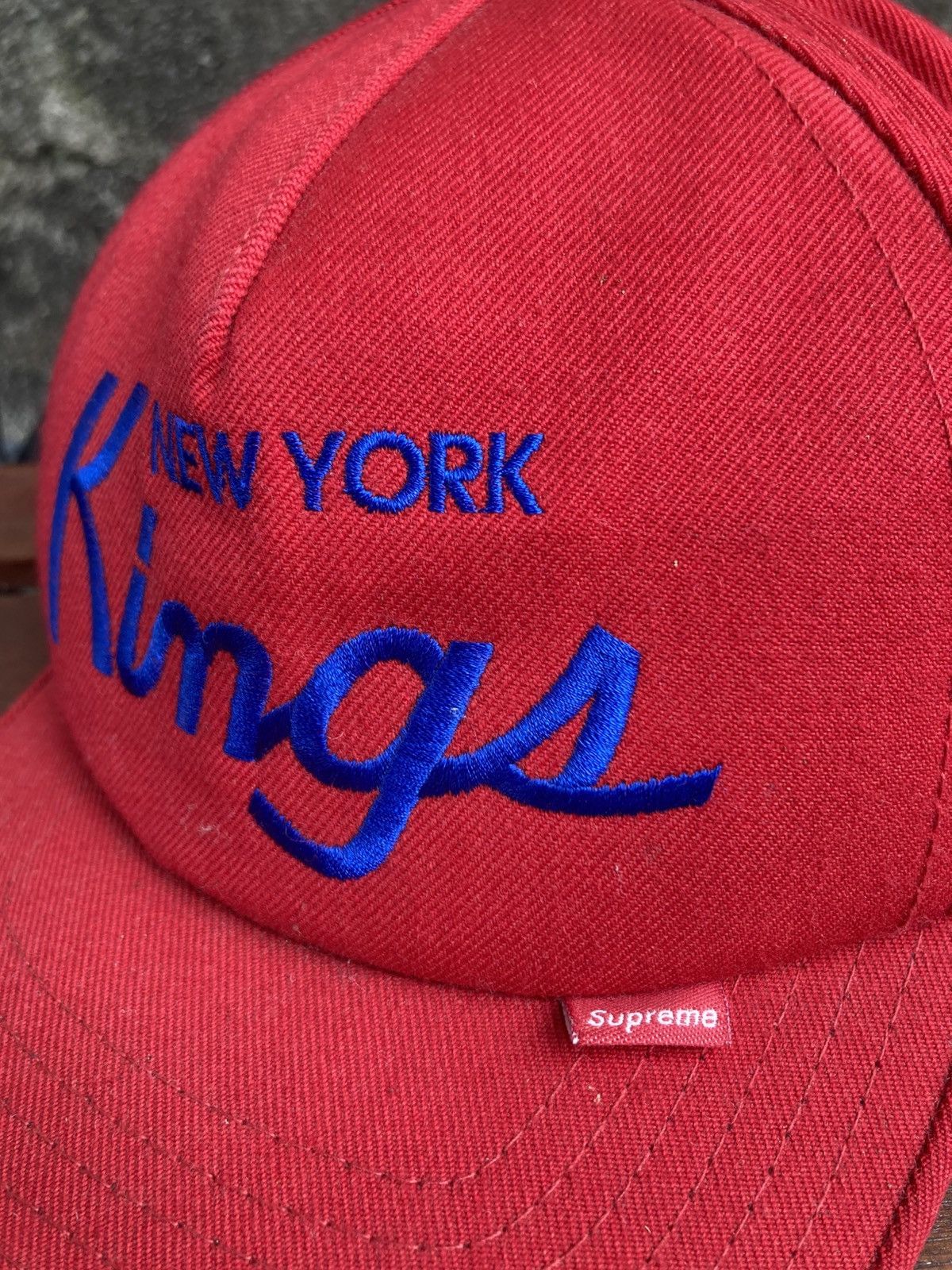 NBA × Supreme Supreme New York Kings NBA Starter Red Cap Size ONE SIZE - 3 Thumbnail