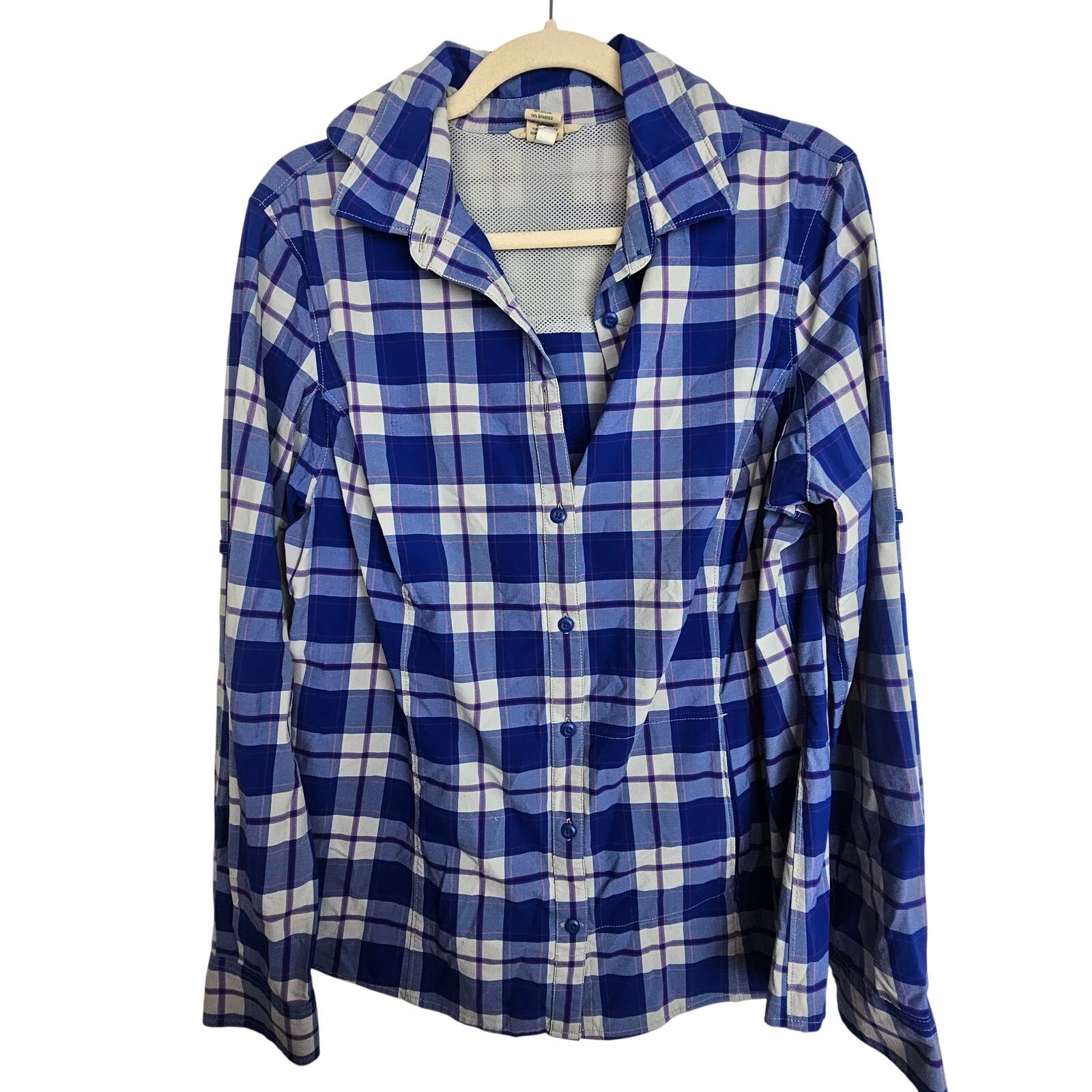 Duluth Trading Company Duluth Trading Co Plaid Vented Button Shirt L Gorpcore Size L / US 10 / IT 46 - 1 Thumbnail