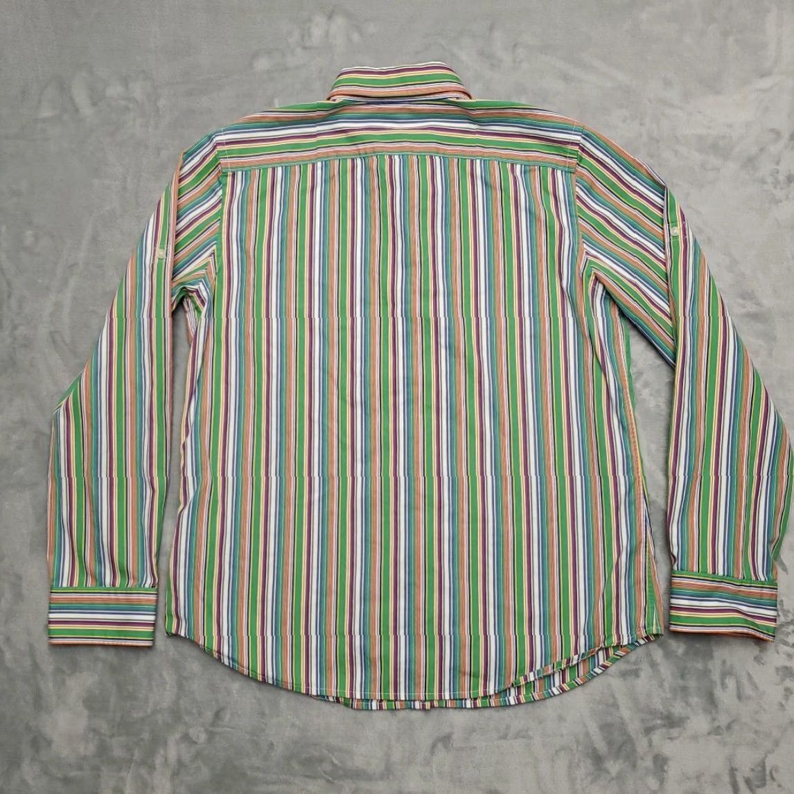 Ralph Lauren Lauren Ralph Lauren Shirt Womens M Multicolor Striped 100% Cotton Comfort Top Shirt Womens M Multicolor Striped 100% Cotton Comfort Top Size M / US 6-8 / IT 42-44 - 7 Thumbnail