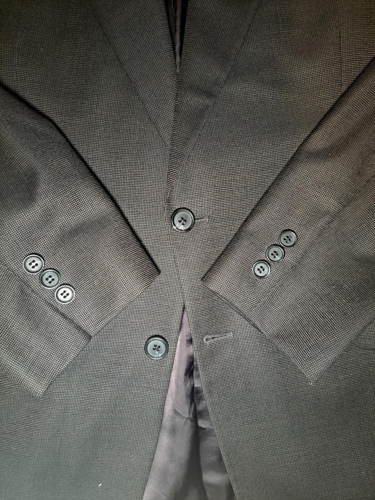 Jack Victor Jack Victor 2 Piece Suit 42R 34x29 Gray 100% Virgin Wool Size 42R - 6 Thumbnail