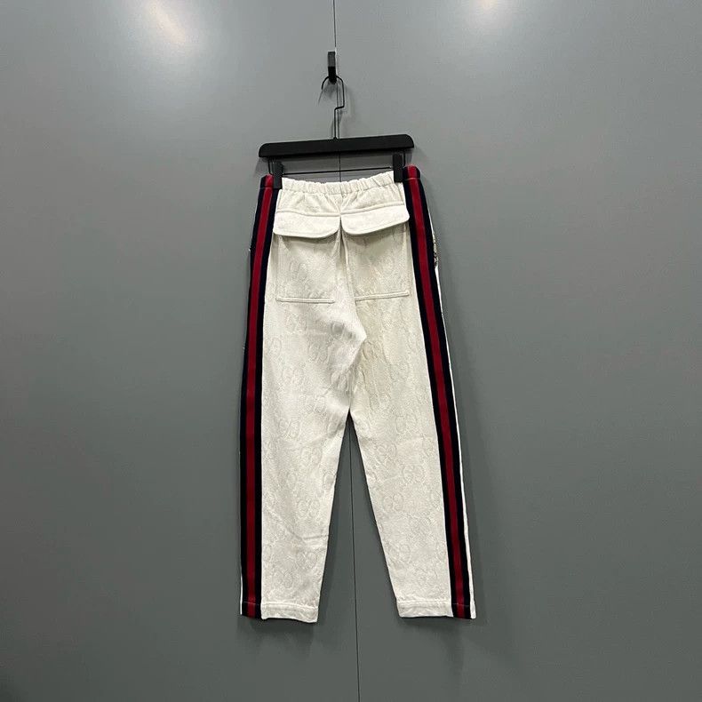 Gucci Gucci Color-blocking dark pattern full-print GG trousers 25 Size 46R - 2 Thumbnail