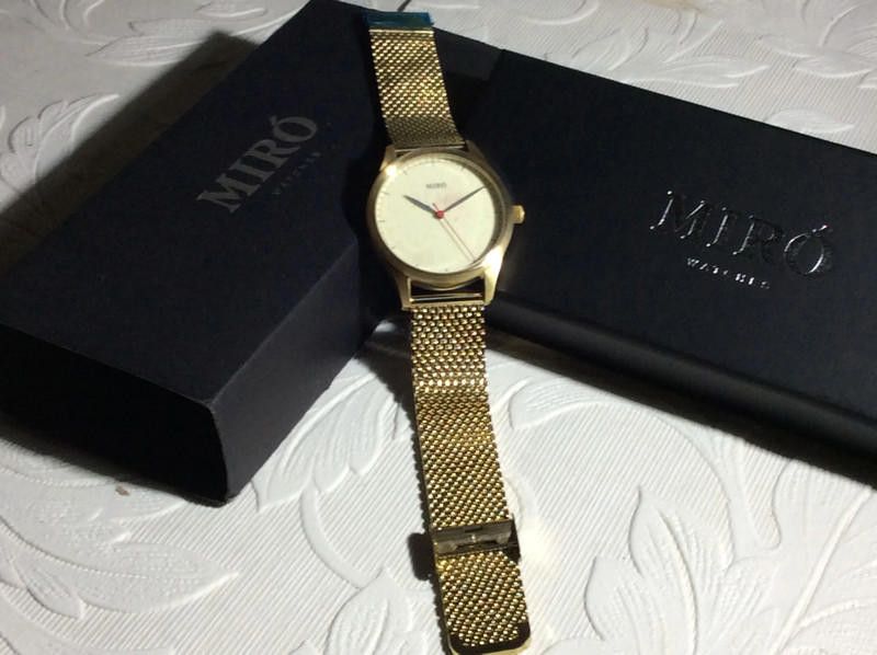 Designer Miro gold Men's mesh Watch Size ONE SIZE - 12 Thumbnail