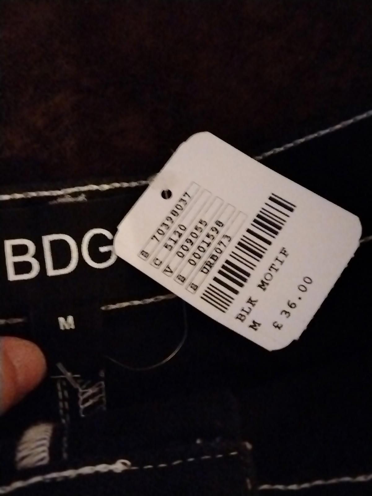 Other BDG black denim mini skirt with contrast stitch UK 10/12 Size 28" / US 6 / IT 42 - 8 Thumbnail