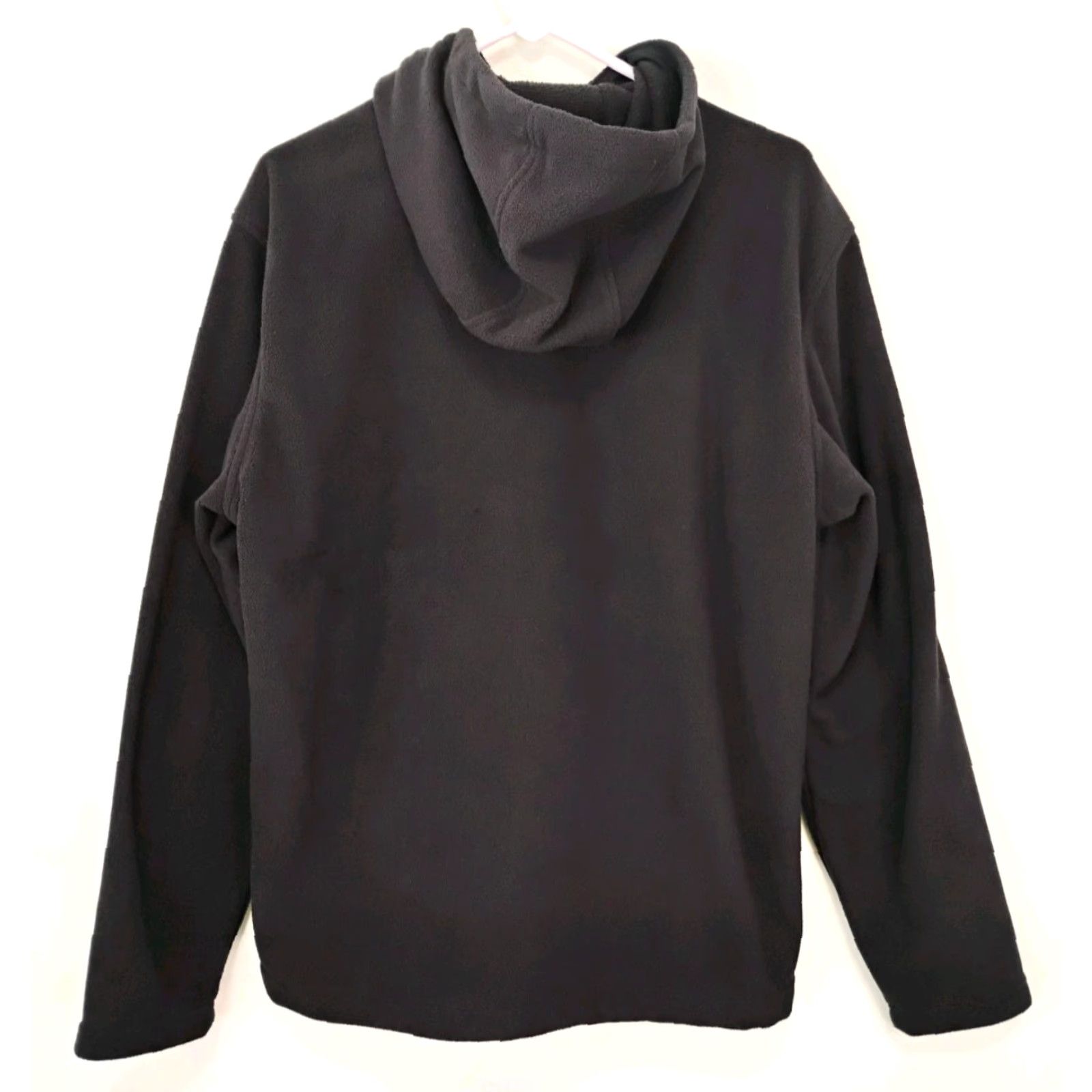 New Balance New Balance Full Zip Fleece Quilted Hooded Jacket Medium Black Long Sleeve Women Size M / US 6-8 / IT 42-44 - 2 Thumbnail